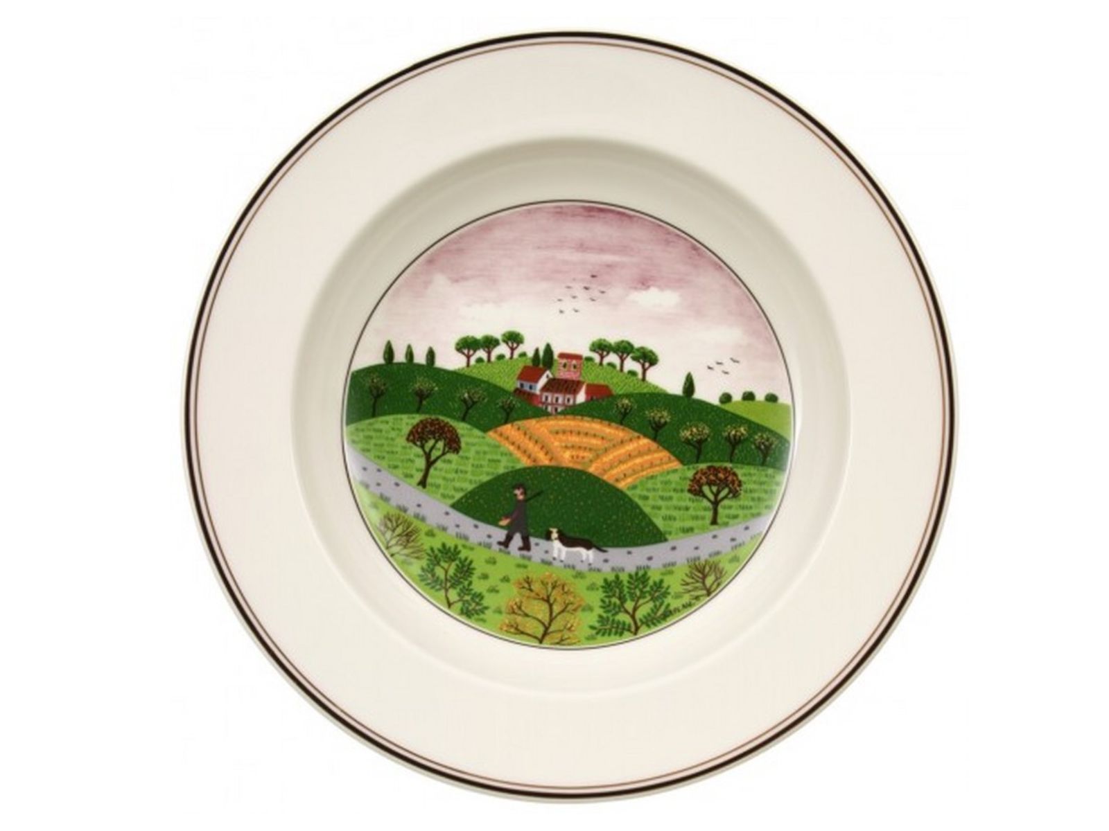 Villeroy & Boch Design Naif Suppenteller Jäger 21 cm