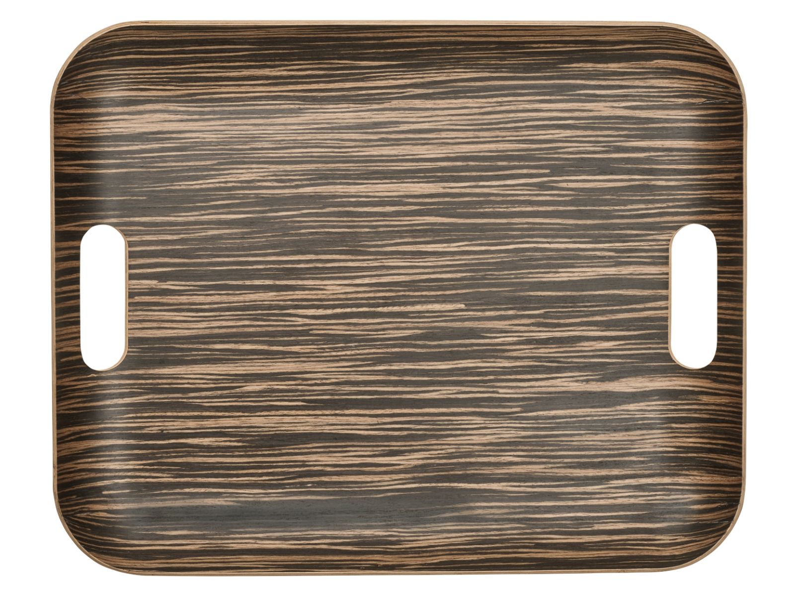ASA Holztablett rechteckig ebony 45 x 36 cm