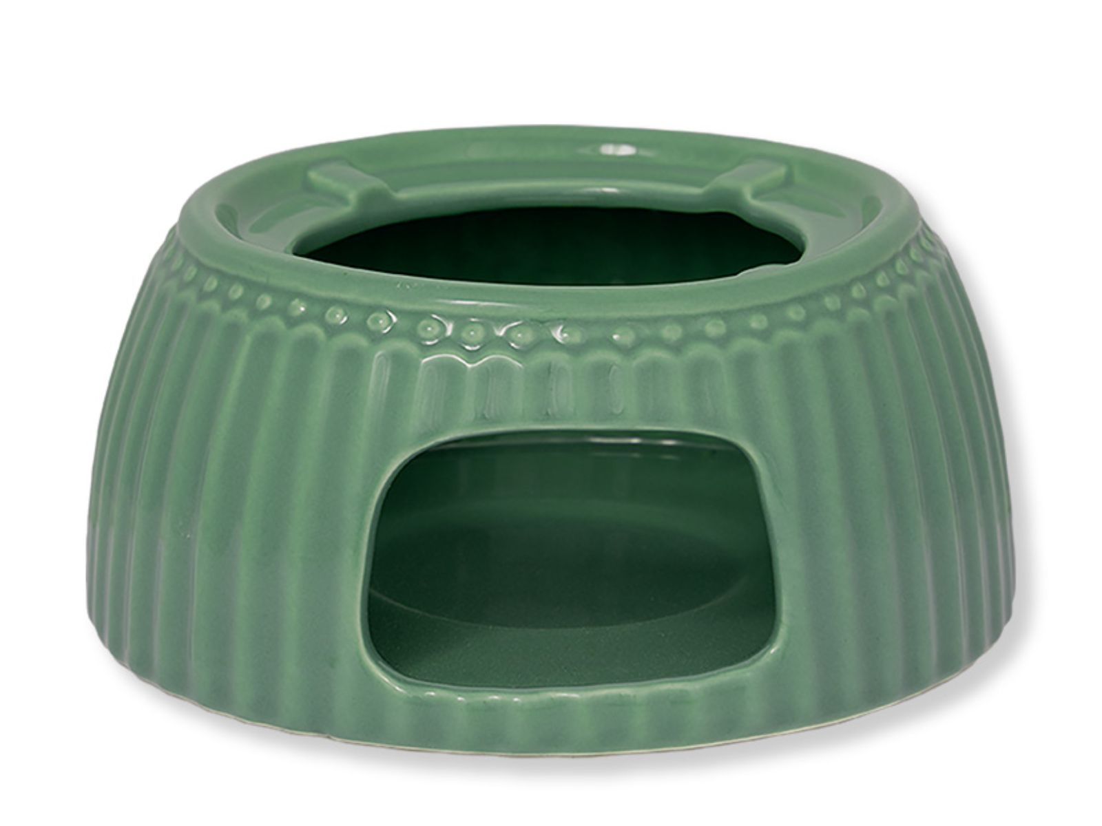 Greengate Alice Stövchen dusty green 13 x 5cm