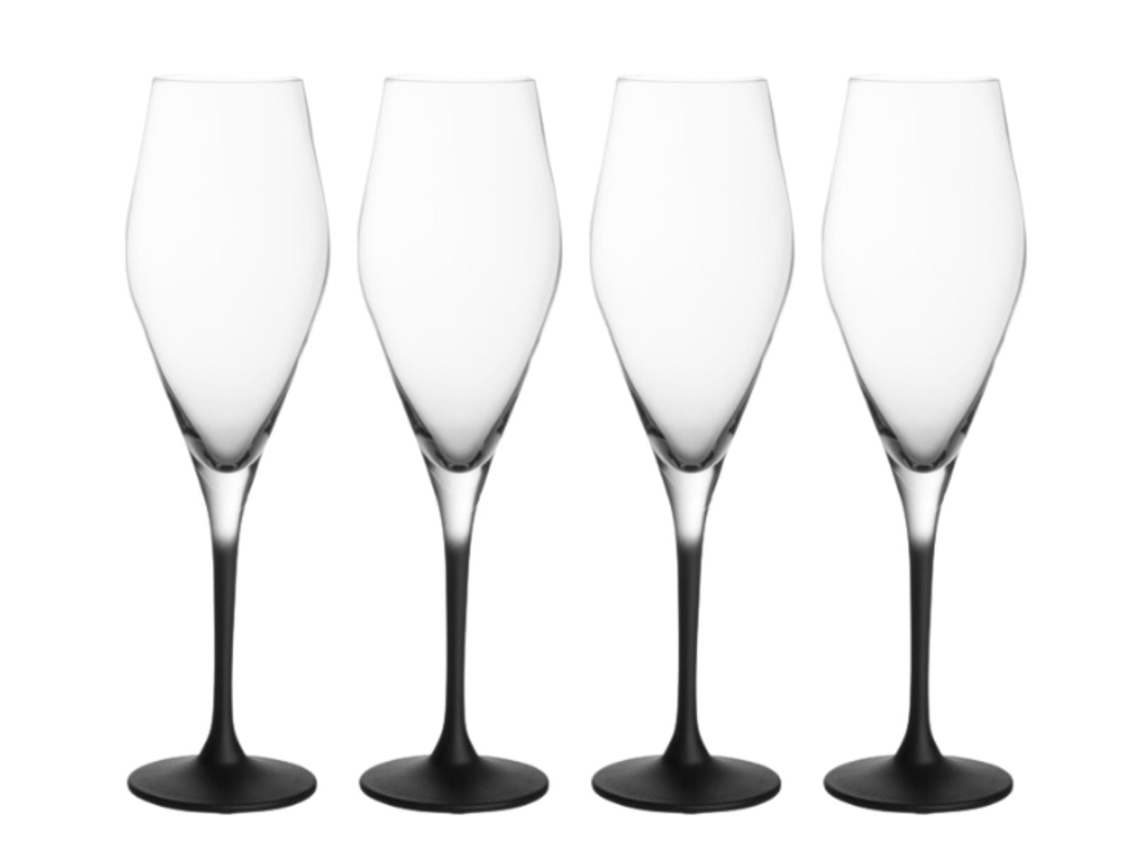 Villeroy & Boch Manufacture Rock Champagnerkelch-Set 4tlg.