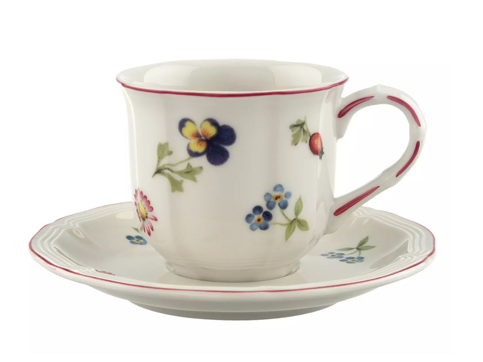 Villeroy & Boch Petite Fleur Kaffeetasse mit Untertasse 2tlg.