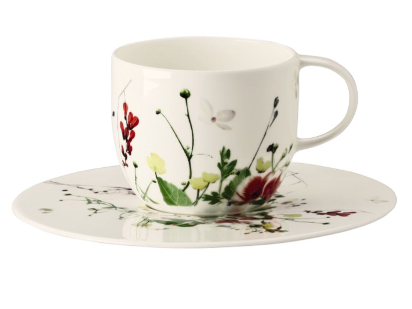 Rosenthal Brillance Fleurs Sauvages Kaffeetasse 2tlg