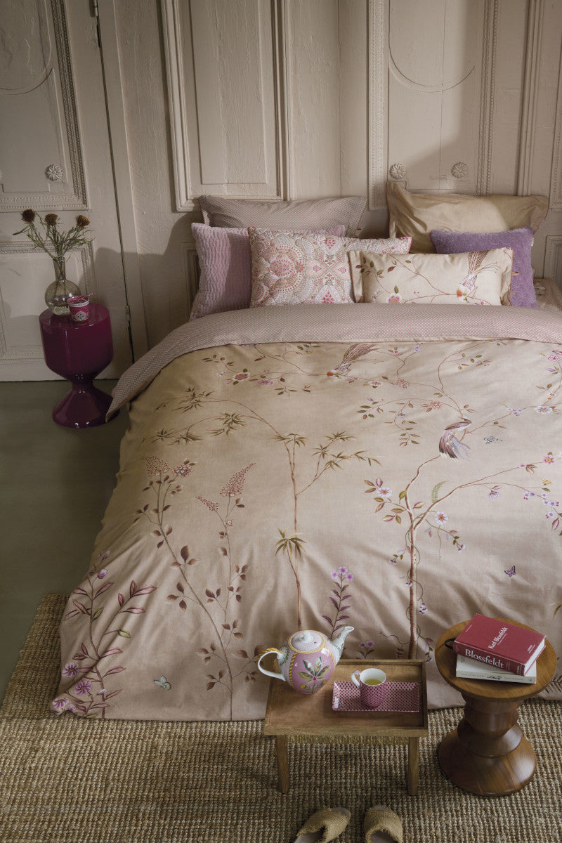 Pip Studio Bamboo Blossom Bettwäsche khaki 135x200cm (1 Stück) Lifestyle 1