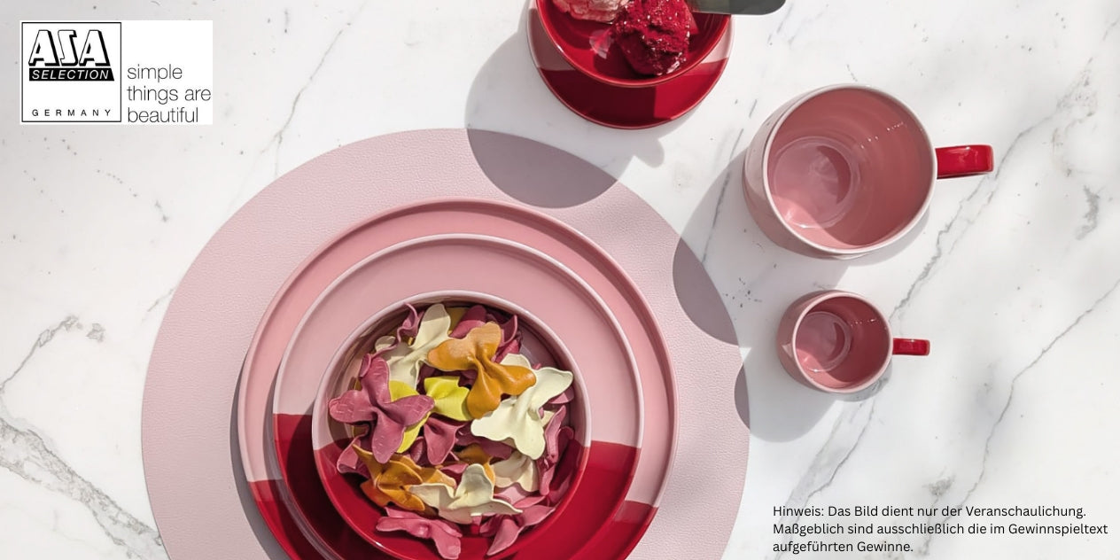 Tischideen & Ambiente Jubiläum Insta Gewinnspiel ASA Selection Sommertisch Bild
