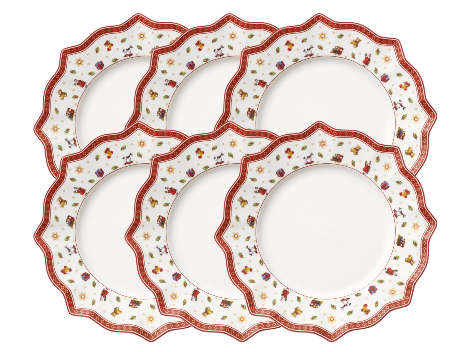 Villeroy & Boch Toy's Delight Speiseteller weiss 29 cm Set6 Freisteller
