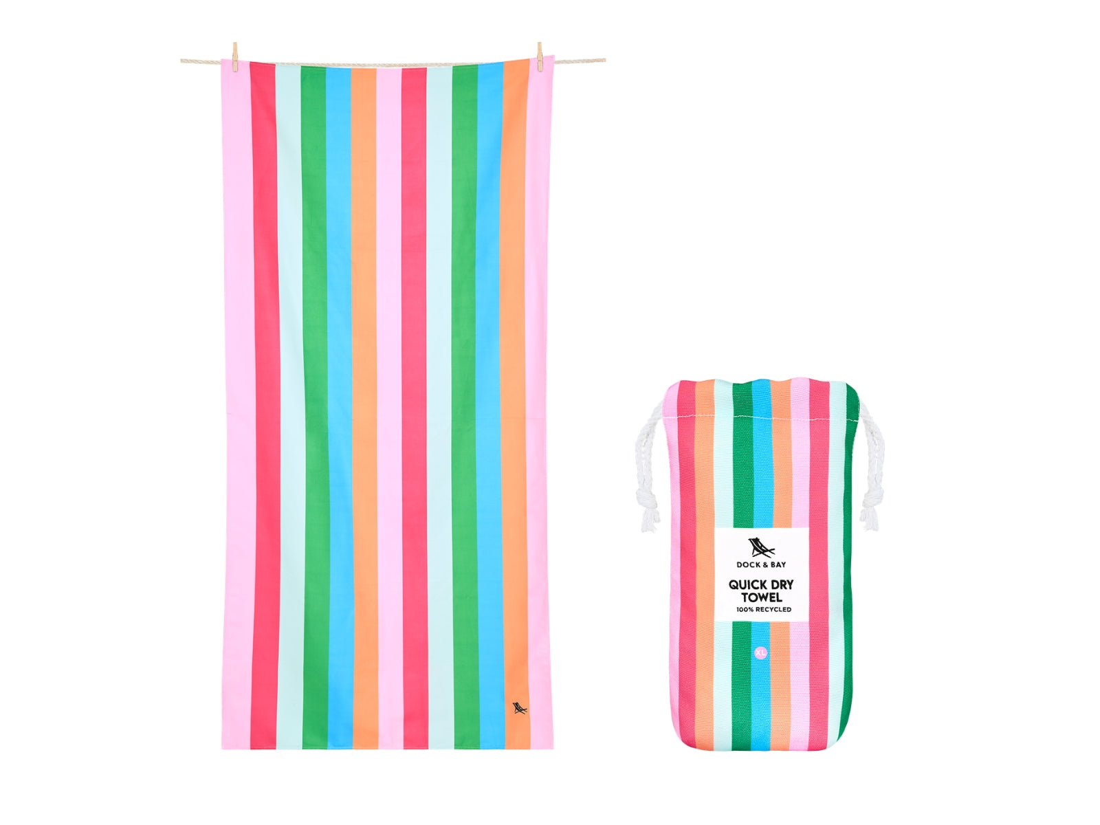 Dock & Bay Beach Towel XL Tutti Frutti 200x90cm - Produktbild 1