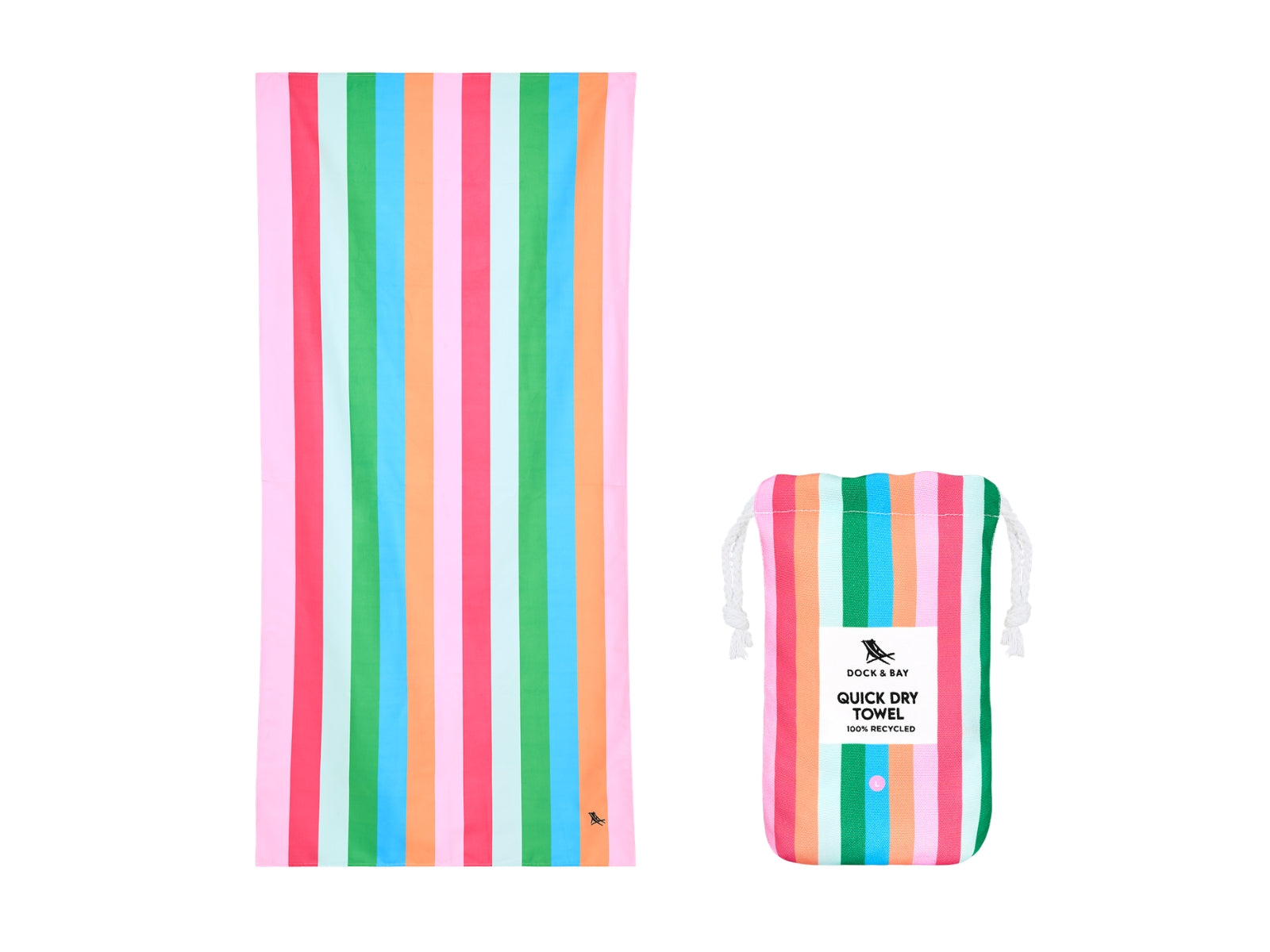 Dock & Bay Beach Towel L Tutti Frutti 160x90cm - Produktbild 2