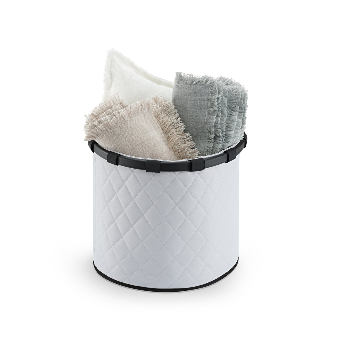 reisenthel homebasket M frame rhombus light grey Freisteller 4