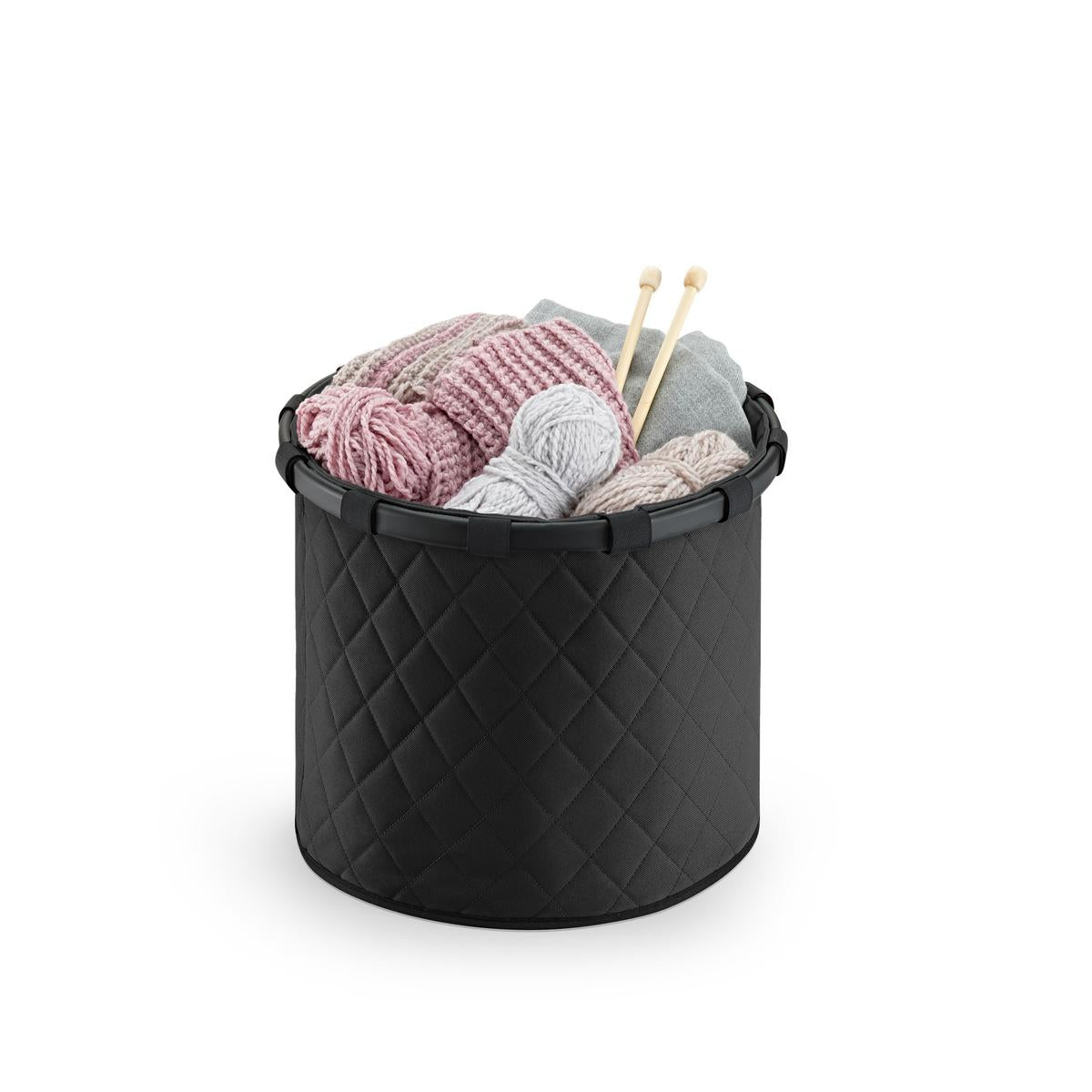 reisenthel homebasket M frame rhombus black Freisteller 8