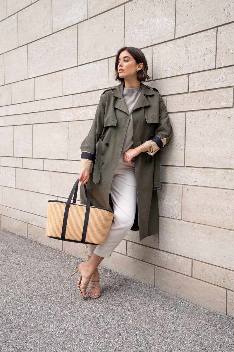 reisenthel coolerbag raffia black Lifestyle 1