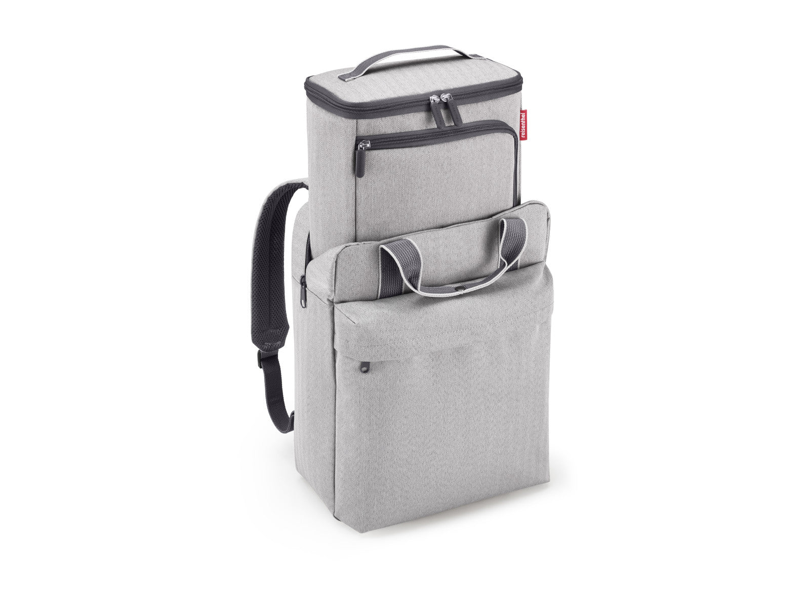 reisenthel coolerbox herringbone grey Lifestyle 1
