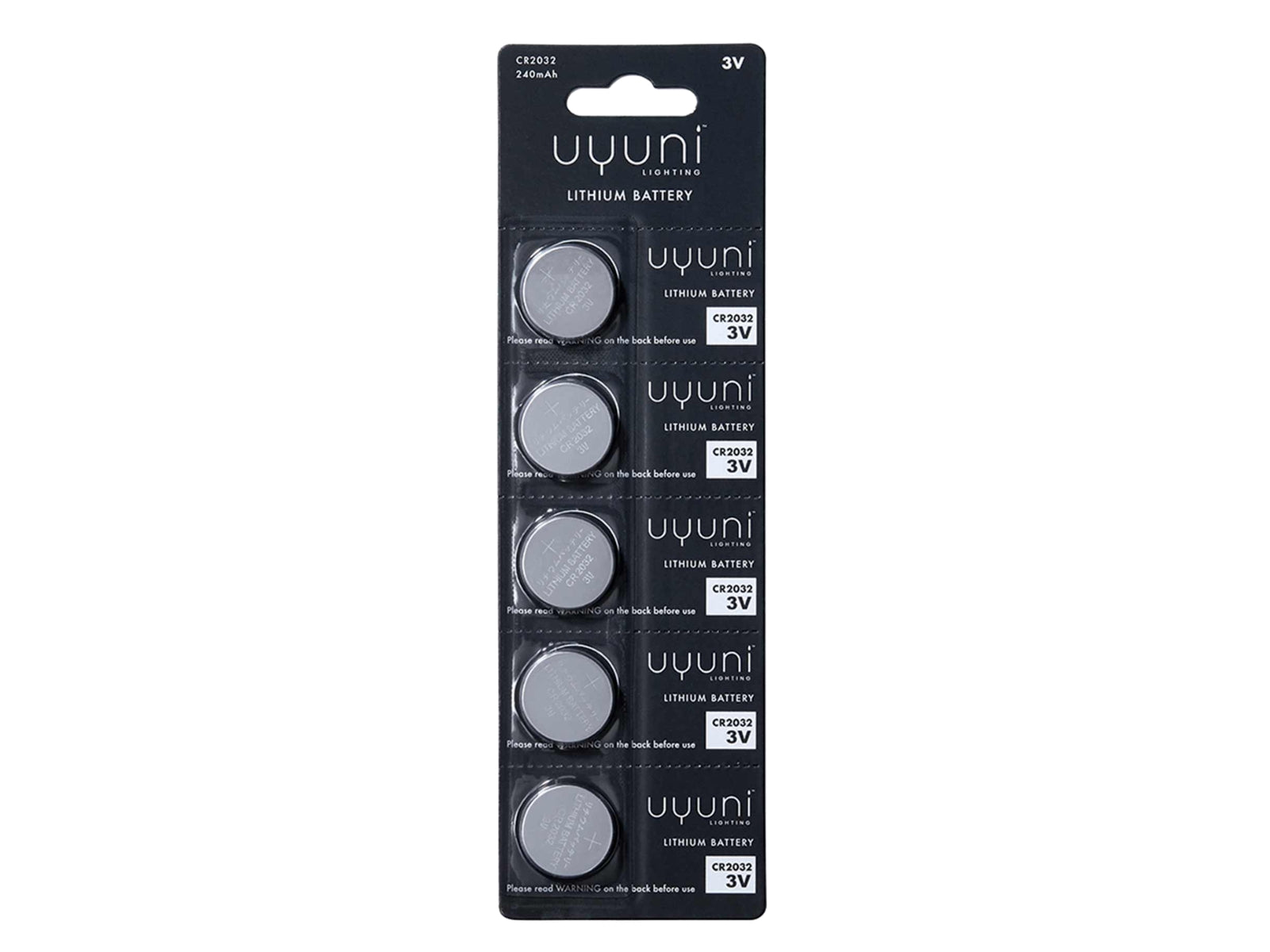 UYUNI LIGHTING Batterien CR2032 3V 240mAh 5erSet (1 Pack)