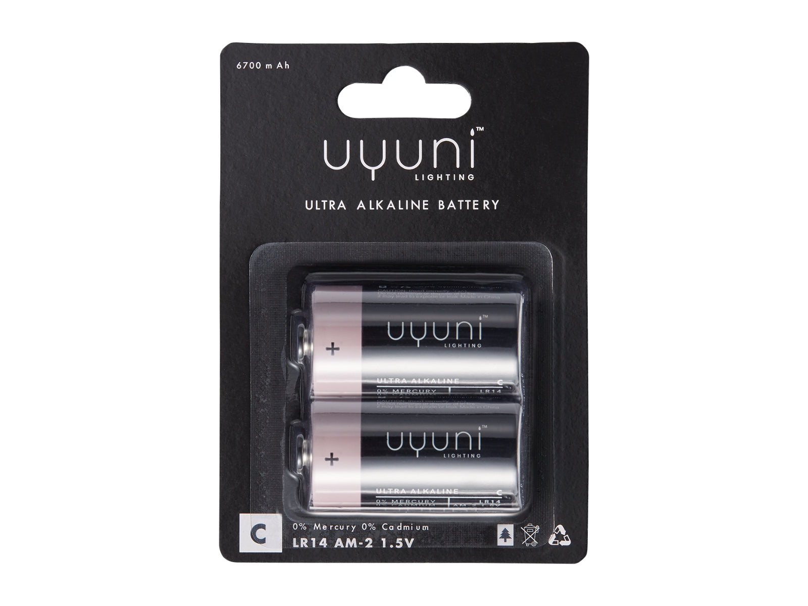 UYUNI LIGHTING Batterien C 1,5V 6700mAh 2erSet (1 Pack) - Produktbild 2