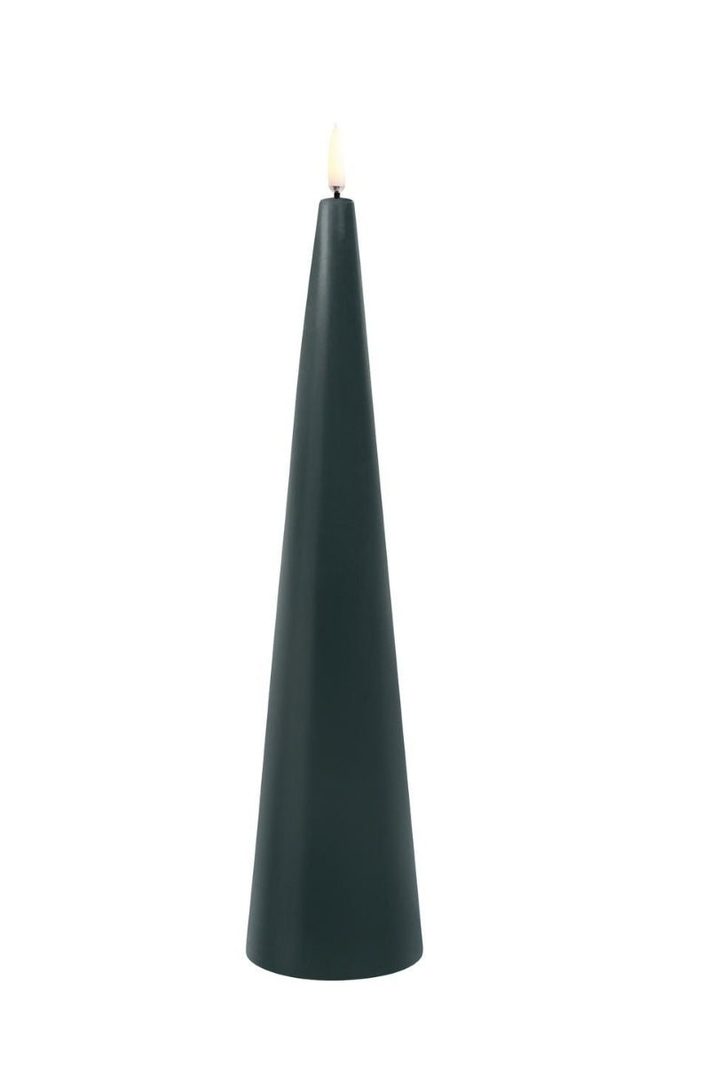 UYUNI LIGHTING LED-Kerze Smooth pine green 30cm - Produktbild 1