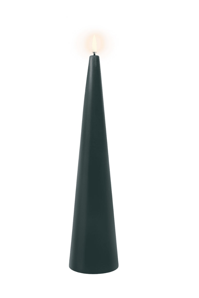 UYUNI LIGHTING LED-Kerze Smooth pine green 30cm - Produktbild 2