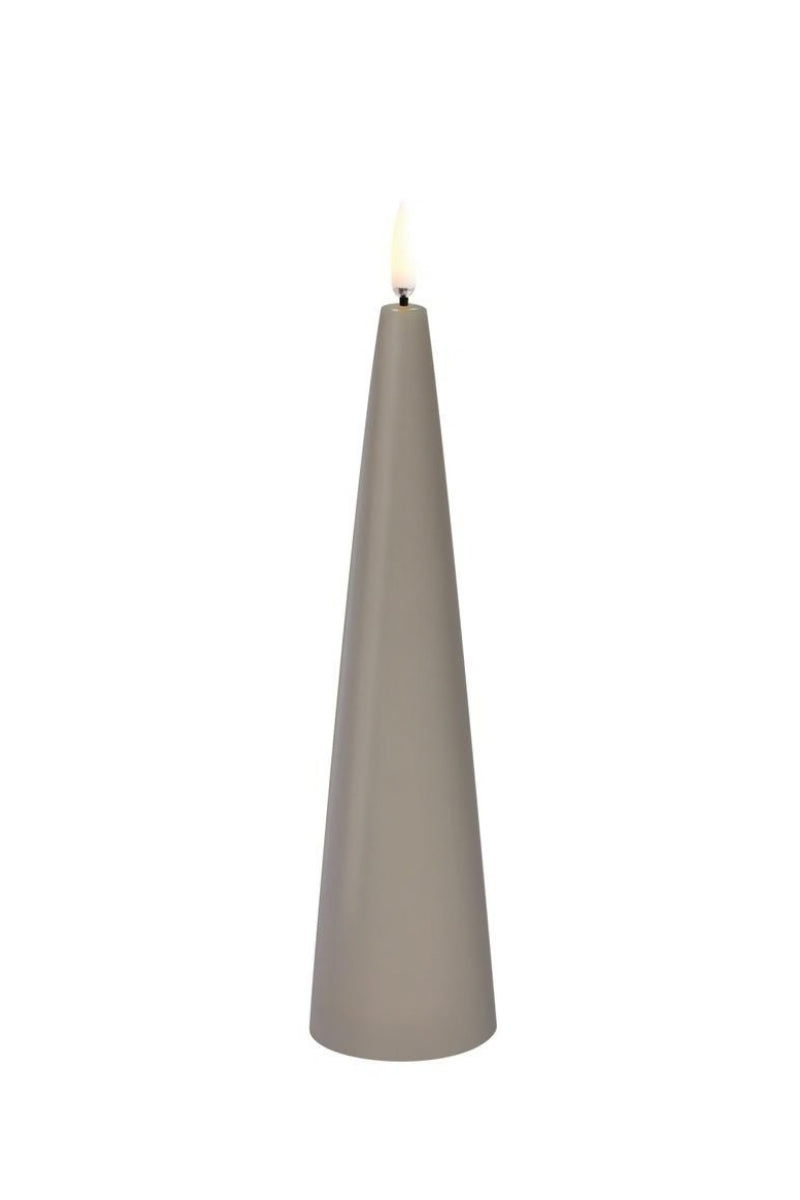 UYUNI LIGHTNING LED-Kerze Smooth sandstone 21,5cm - Produktbild 1