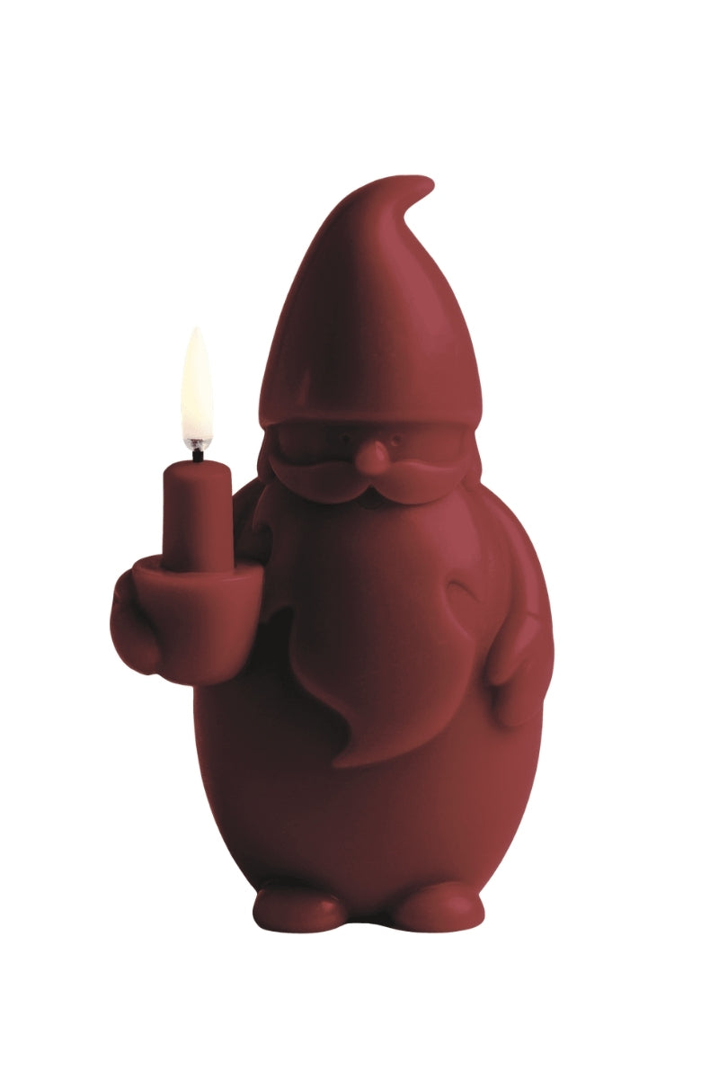UYUNI LIGHTNING LED-Kerze Santa Claus Smooth carmine red 17cm - Produktbild 1