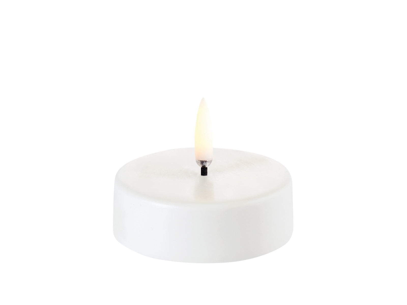 UYUNI LIGHTING LED-Teelicht maxi Smooth nordic white 6,1x2,2cm