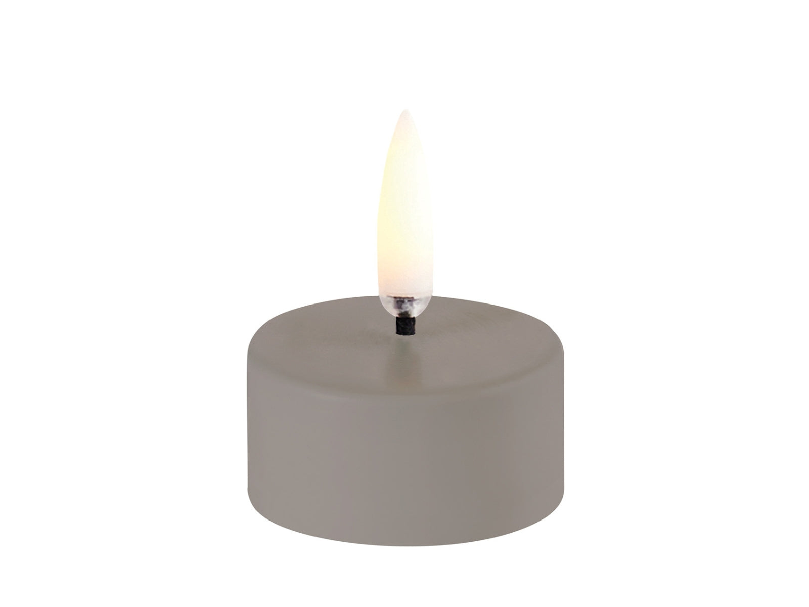 UYUNI LIGHTING LED-Teelicht 400 Plain sandstone 3,9x2,1cm
