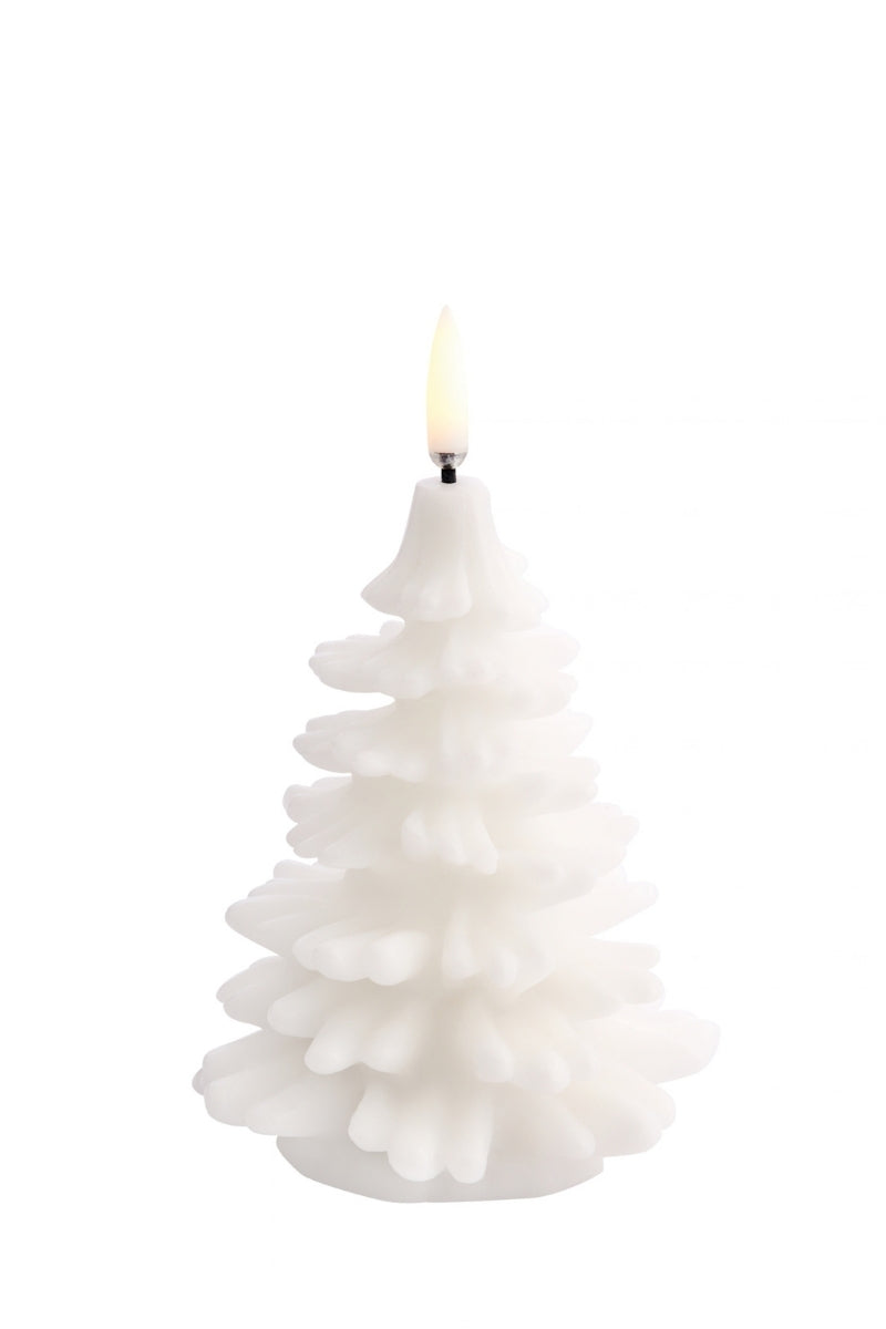 UYUNI LIGHTNING LED-Kerze Christmas tree Smooth nordic white 12cm - Produktbild 1