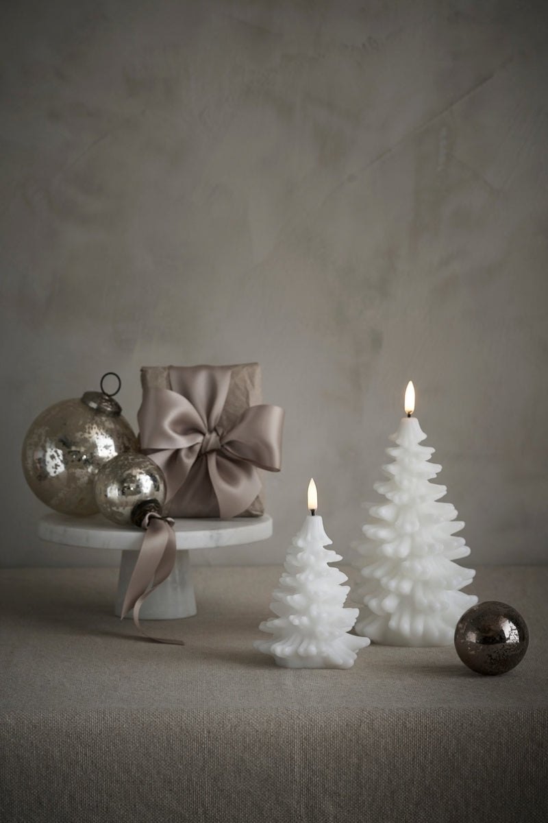 UYUNI LIGHTNING LED-Kerze Christmas tree Smooth nordic white 12cm - Produktbild 3