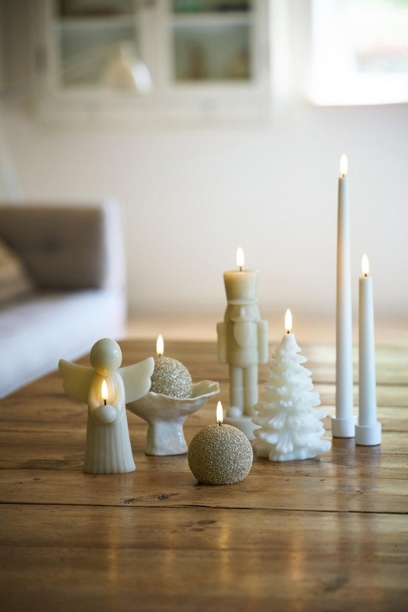 UYUNI LIGHTNING LED-Kerze Christmas tree Smooth nordic white 15cm - Produktbild 6