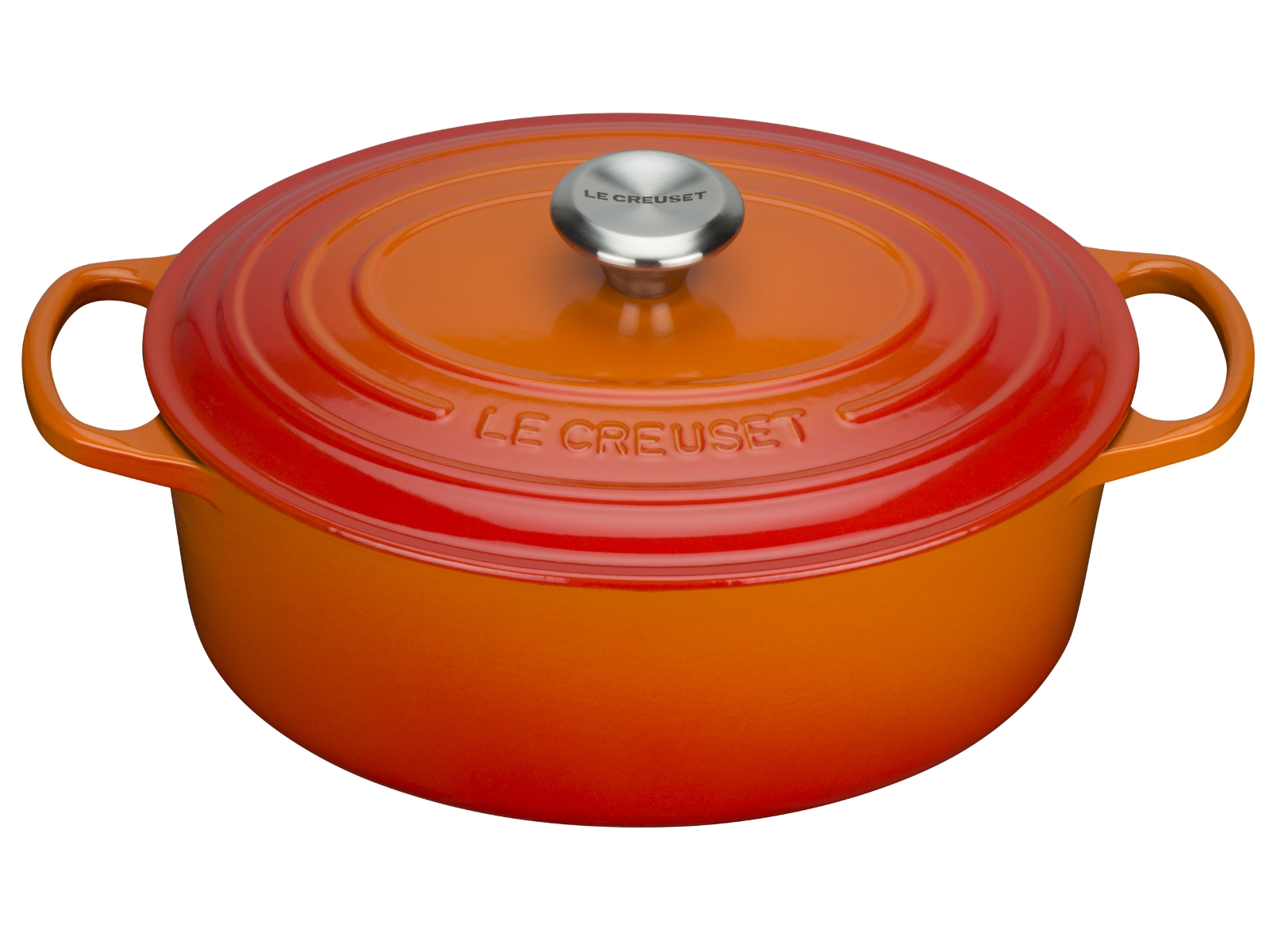 Le Creuset Bräter Signature oval ofenrot 31 cm