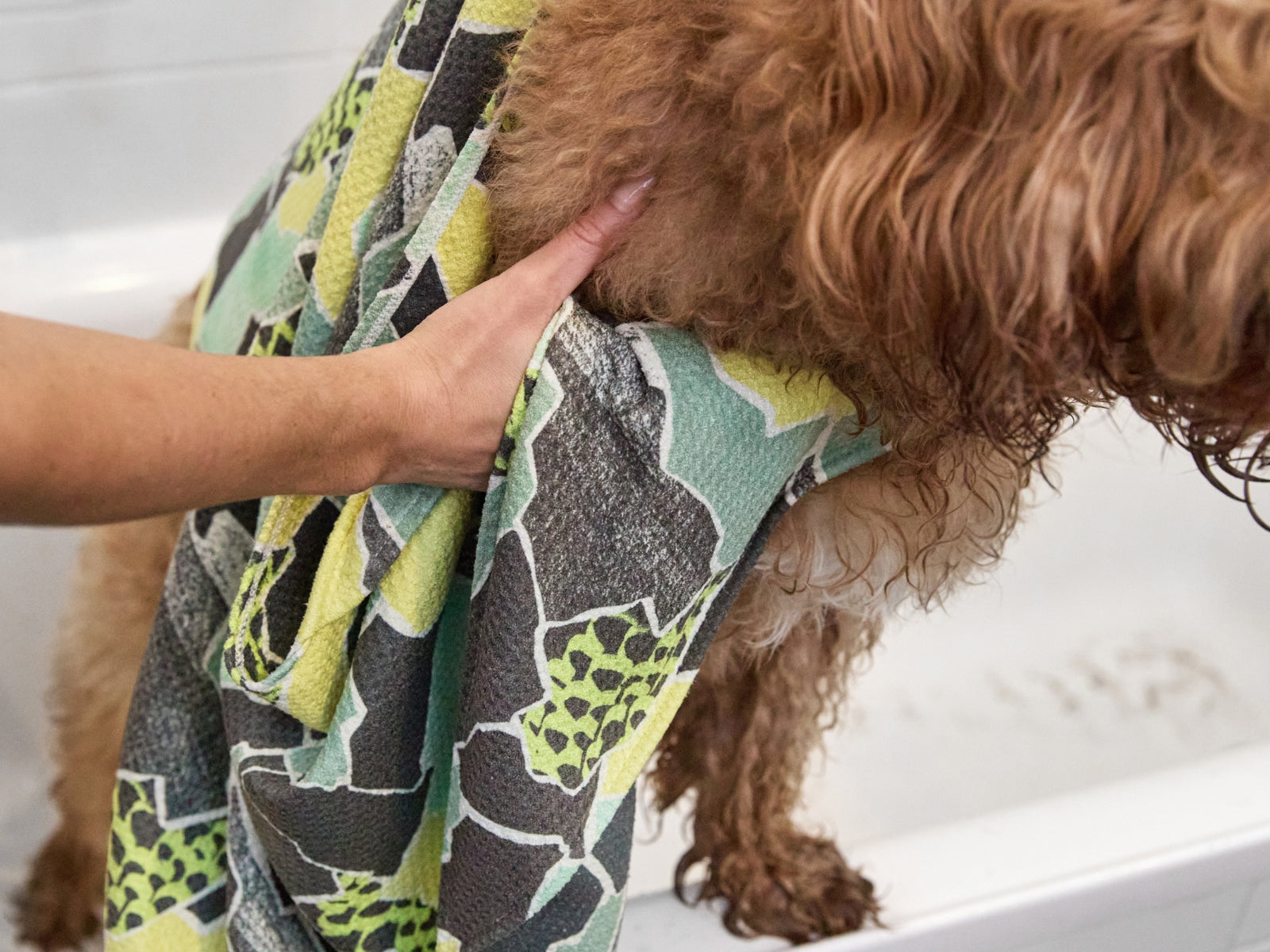 Dock & Bay Hundehandtuch L Undercover Walkies 120x70cm - Produktbild 12