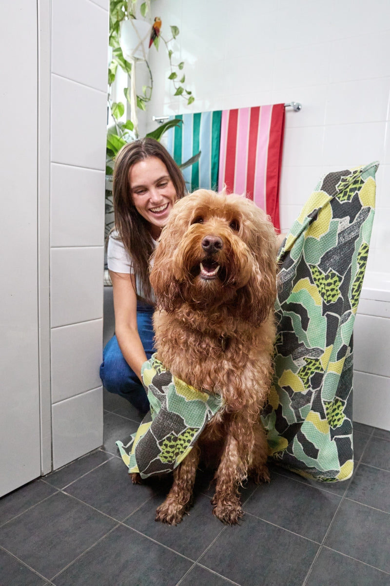 Dock & Bay Hundehandtuch L Undercover Walkies 120x70cm - Produktbild 14