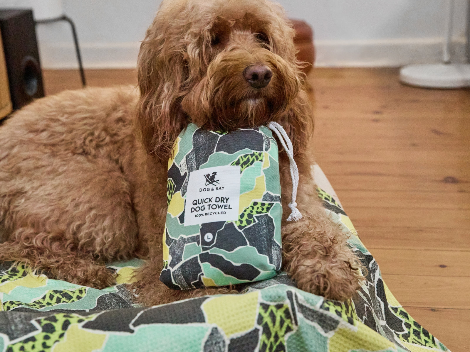 Dock & Bay Hundehandtuch L Undercover Walkies 120x70cm - Produktbild 8