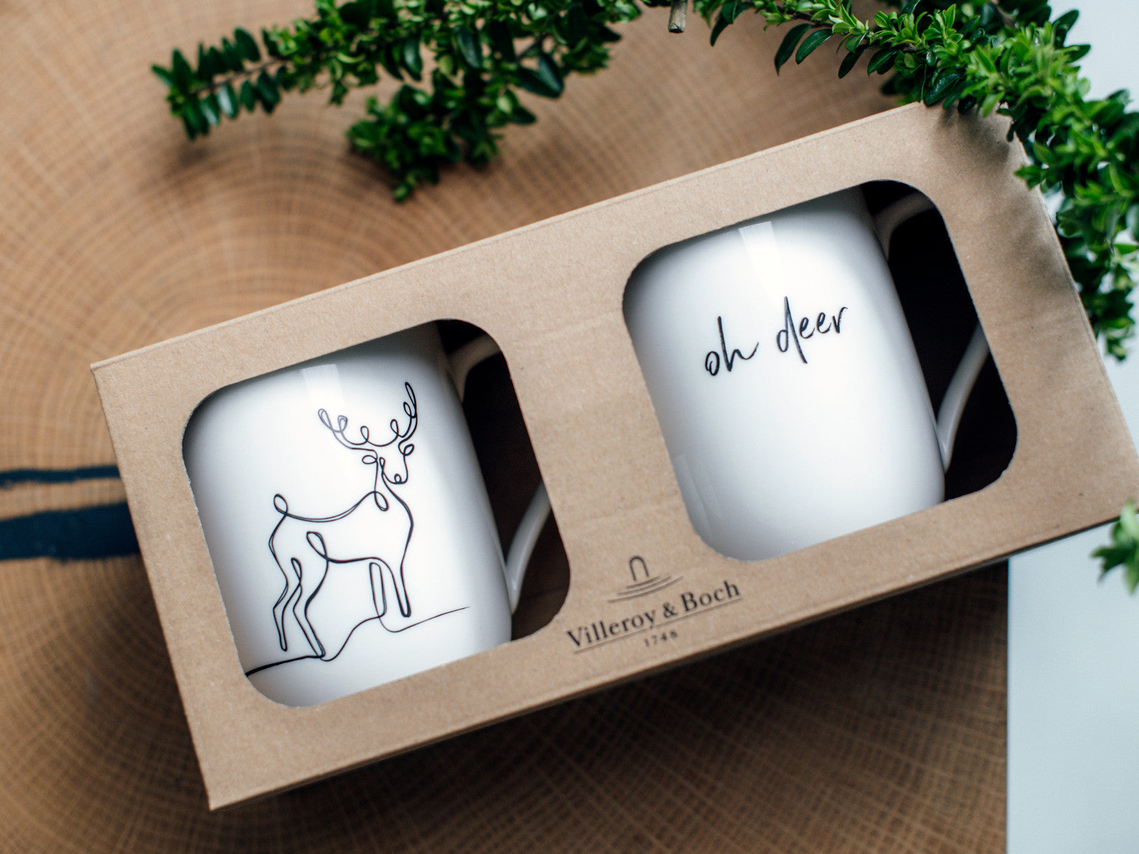 Villeroy & Boch Statement Henkelbecher Rentier XMAS 0,29l Set 2tlg Lifestyle 4