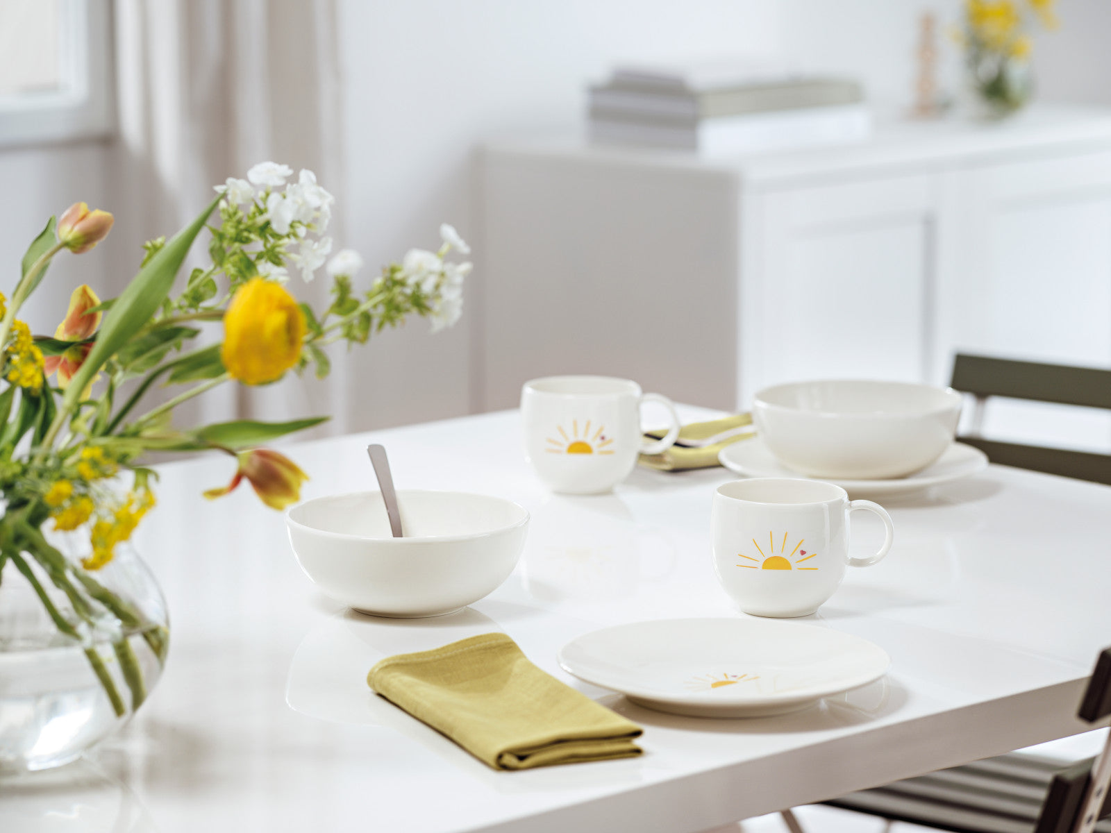 Villeroy & Boch With Love Frühstücksteller Hello Sunshine 21cm Lifestyle 2