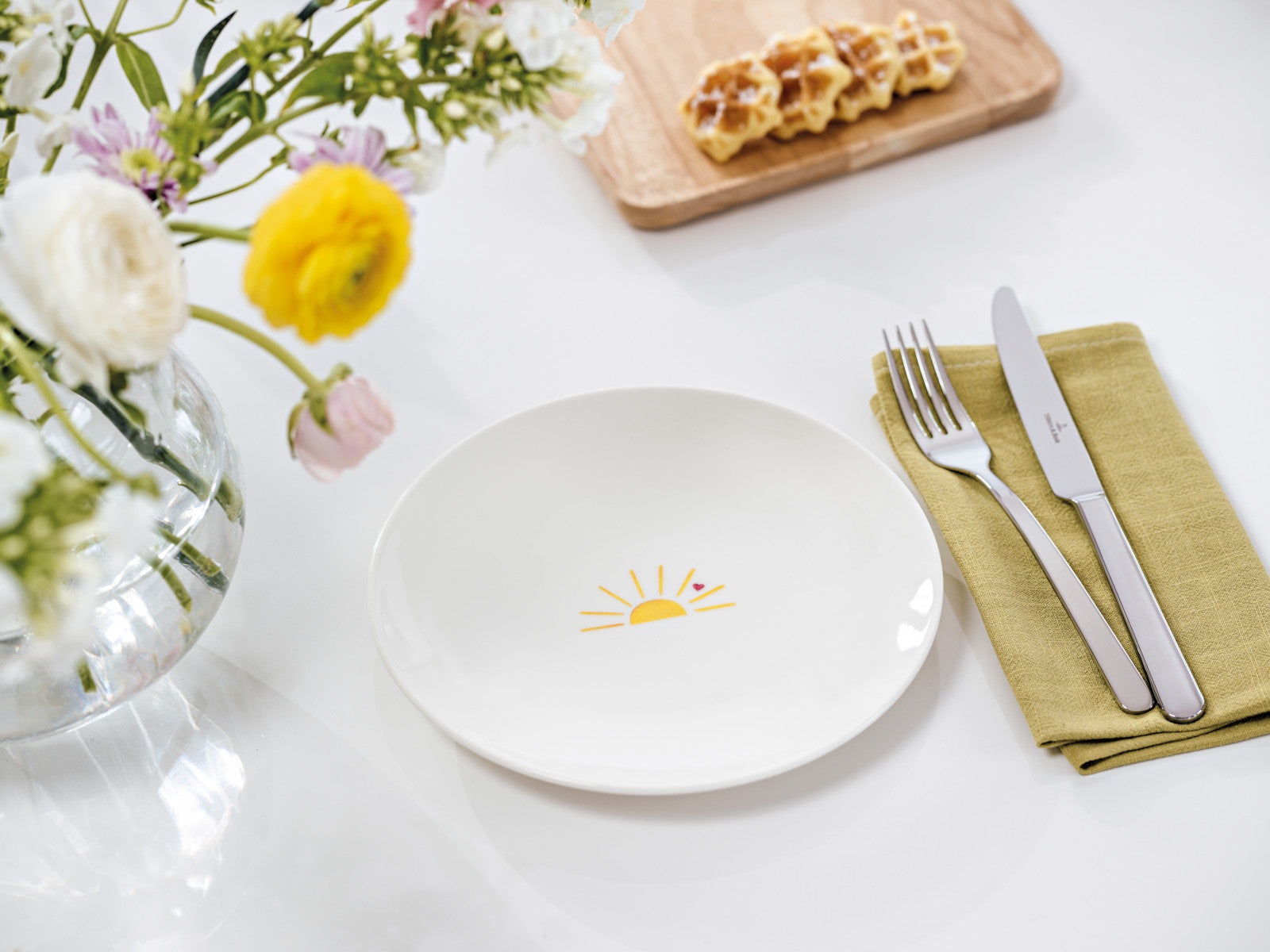 Villeroy & Boch With Love Frühstücksteller Hello Sunshine 21cm Lifestyle 1