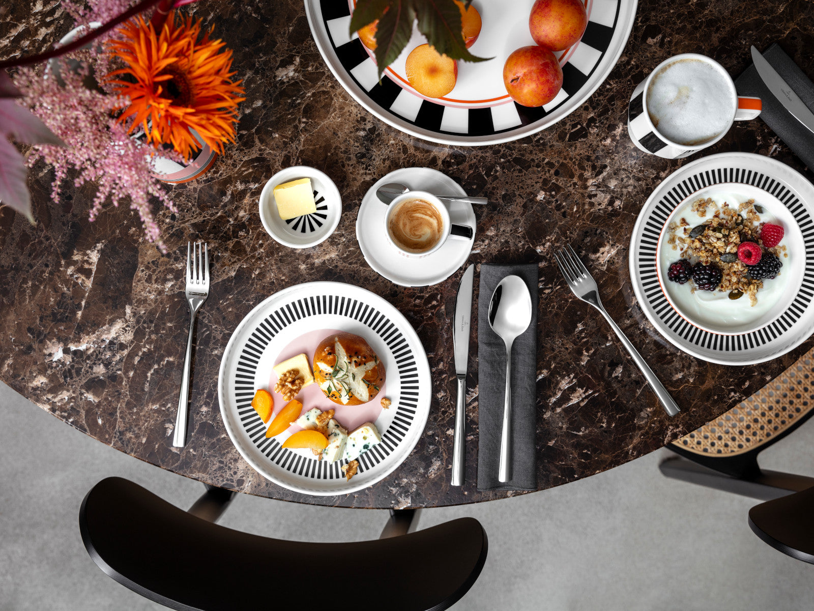 Villeroy & Boch Memphis Collection Mokka-/Espresso-Untertasse 13cm Lifestyle 4