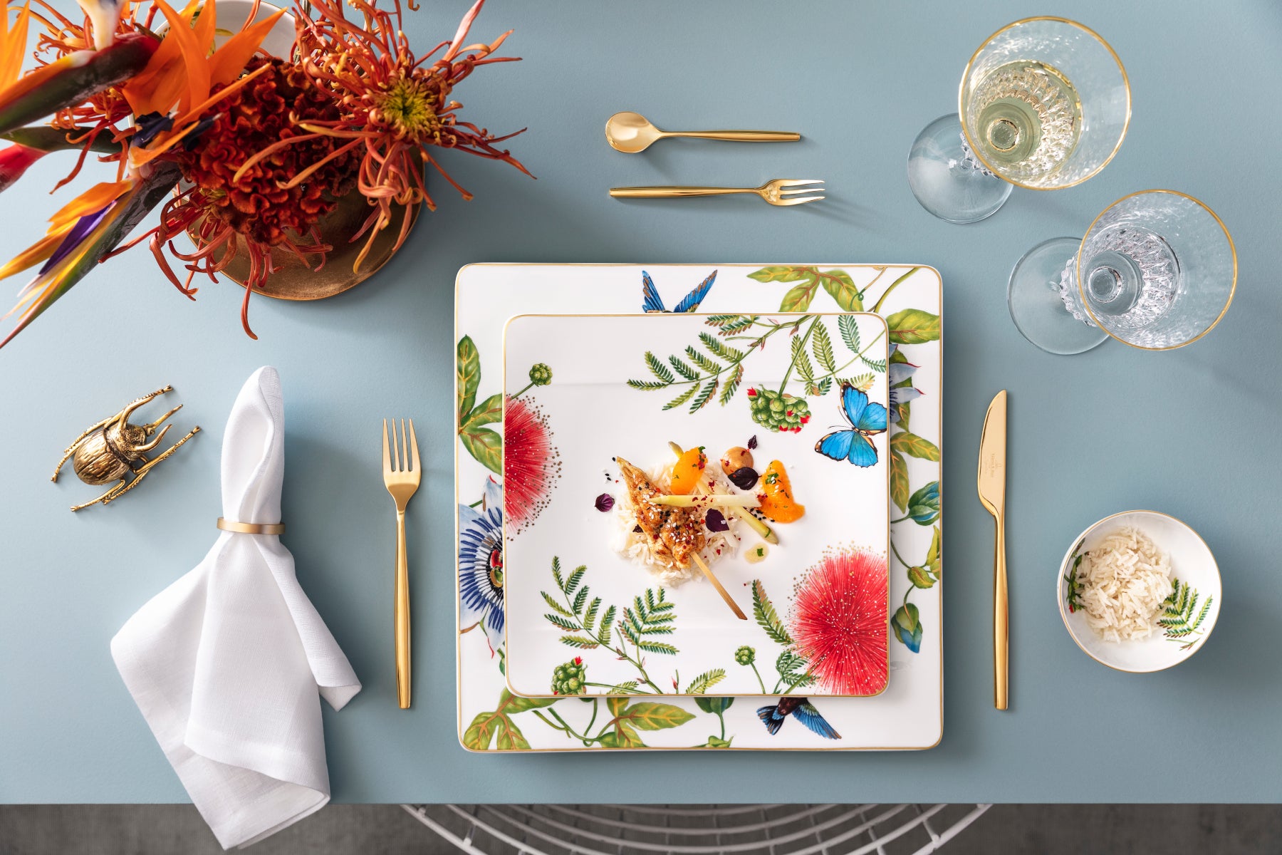 Villeroy & Boch Amazonia Speiseteller 27 x 27 cm Lifestyle 1