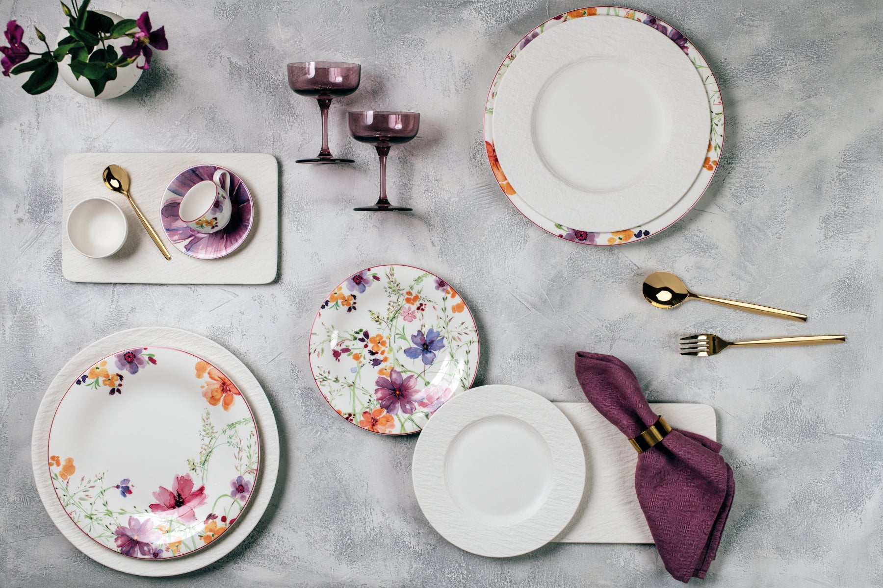 Villeroy & Boch Mariefleur Basic Speiseteller 27 cm Lifestyle 2