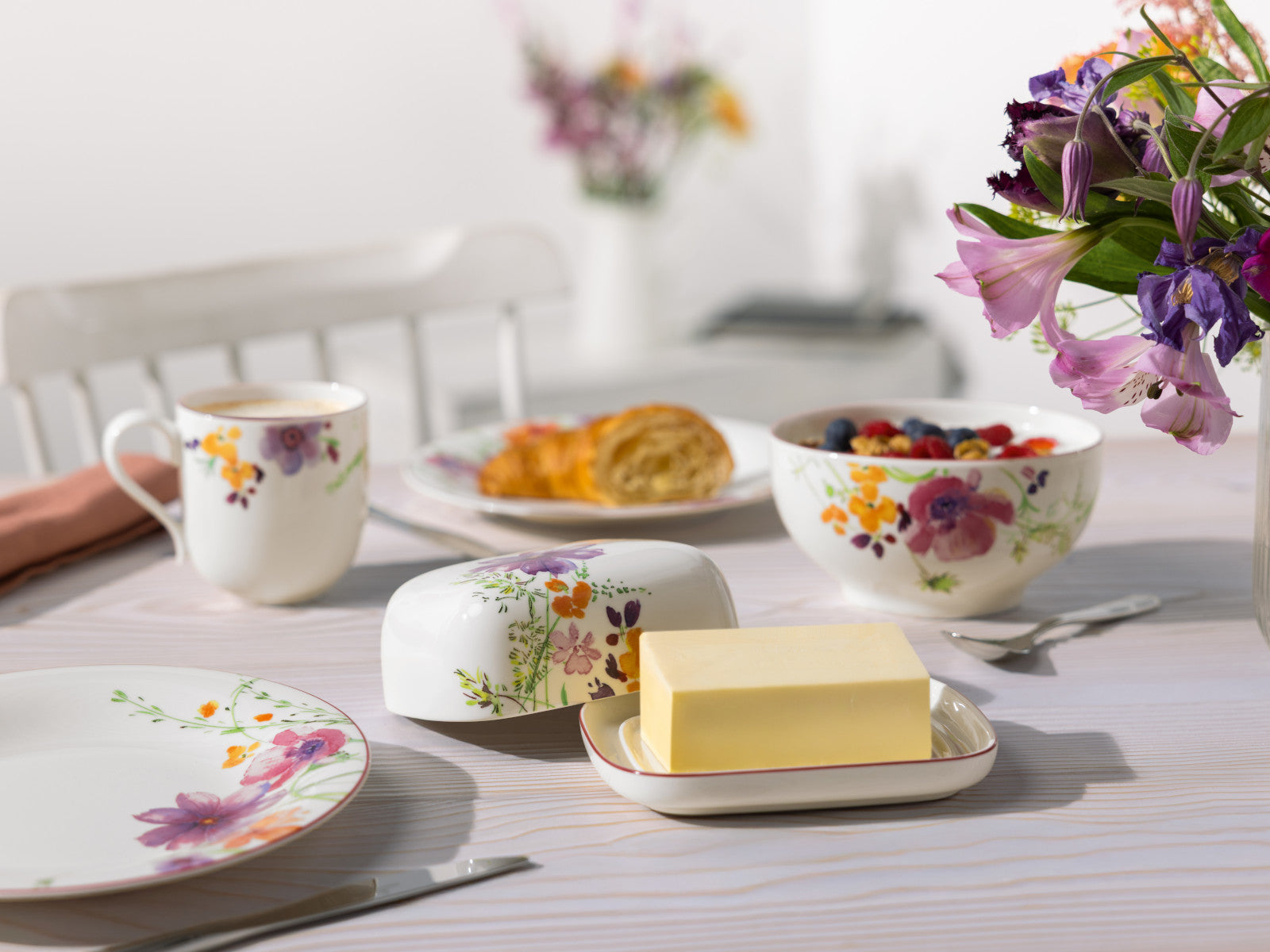 Villeroy & Boch Mariefleur Basic Butterdose 15cm Lifestyle 2