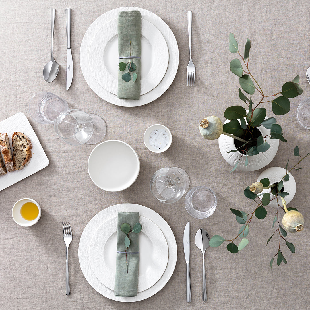 Villeroy & Boch Manufacture Rock blanc Tafelset 4tlg – Tischideen & Ambiente