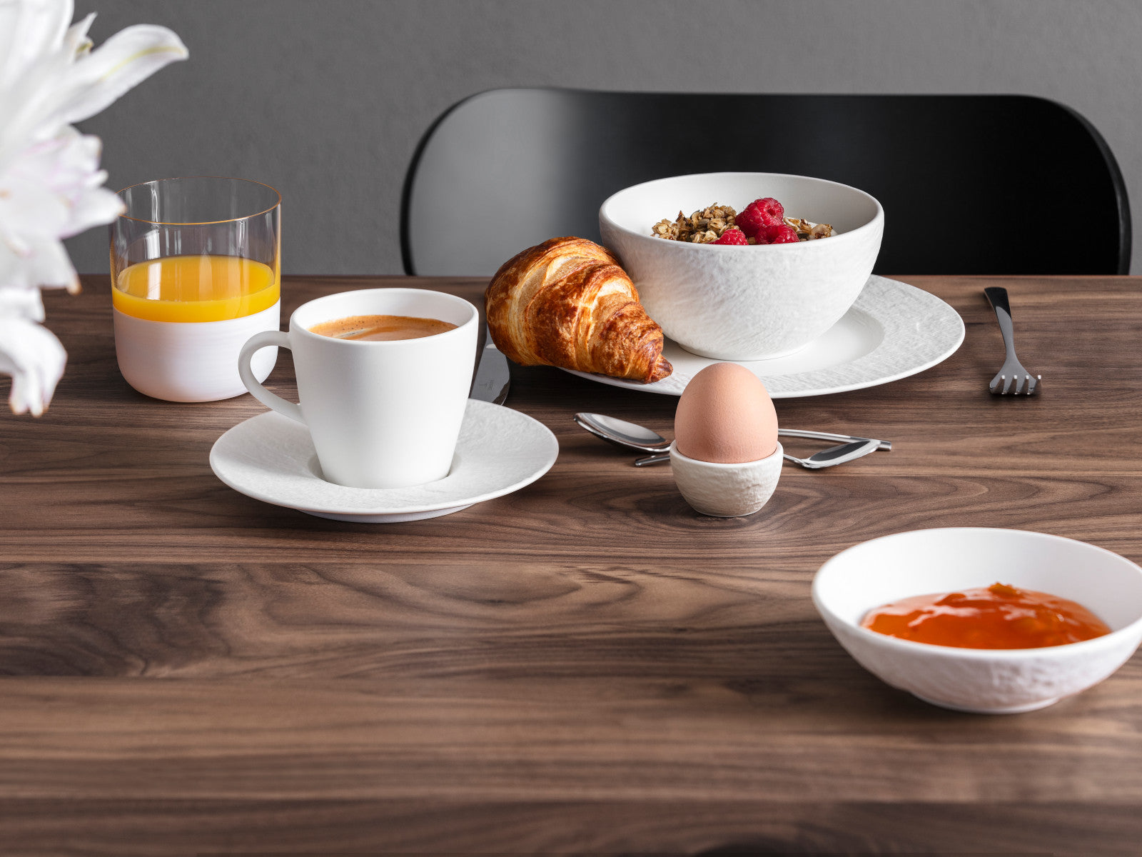 Villeroy & Boch Manufacture Rock blanc Dessertschale 13cm Lifestyle 3