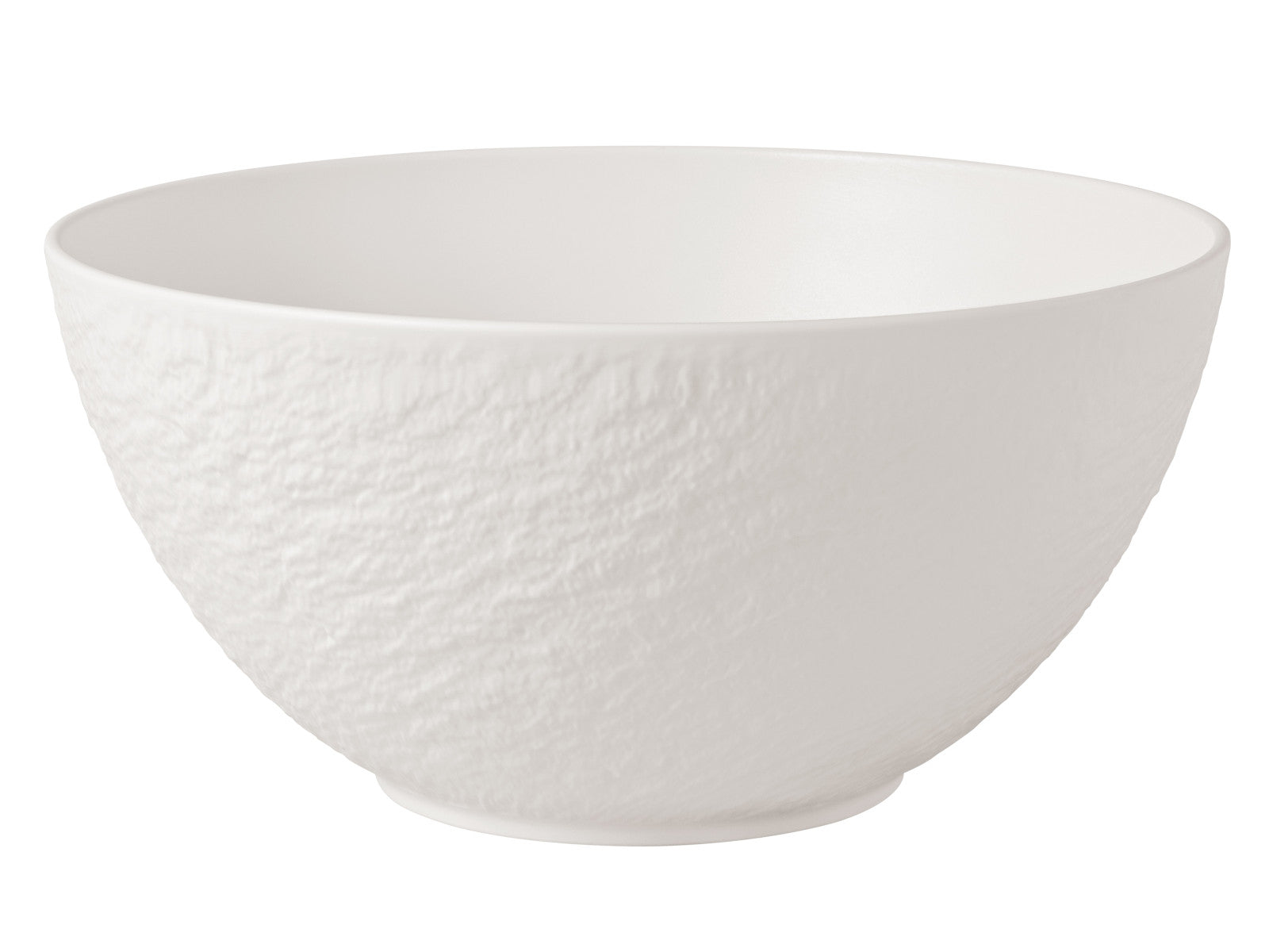 Villeroy & Boch Manufacture Rock blanc Salatschüssel 24cm Freisteller 1