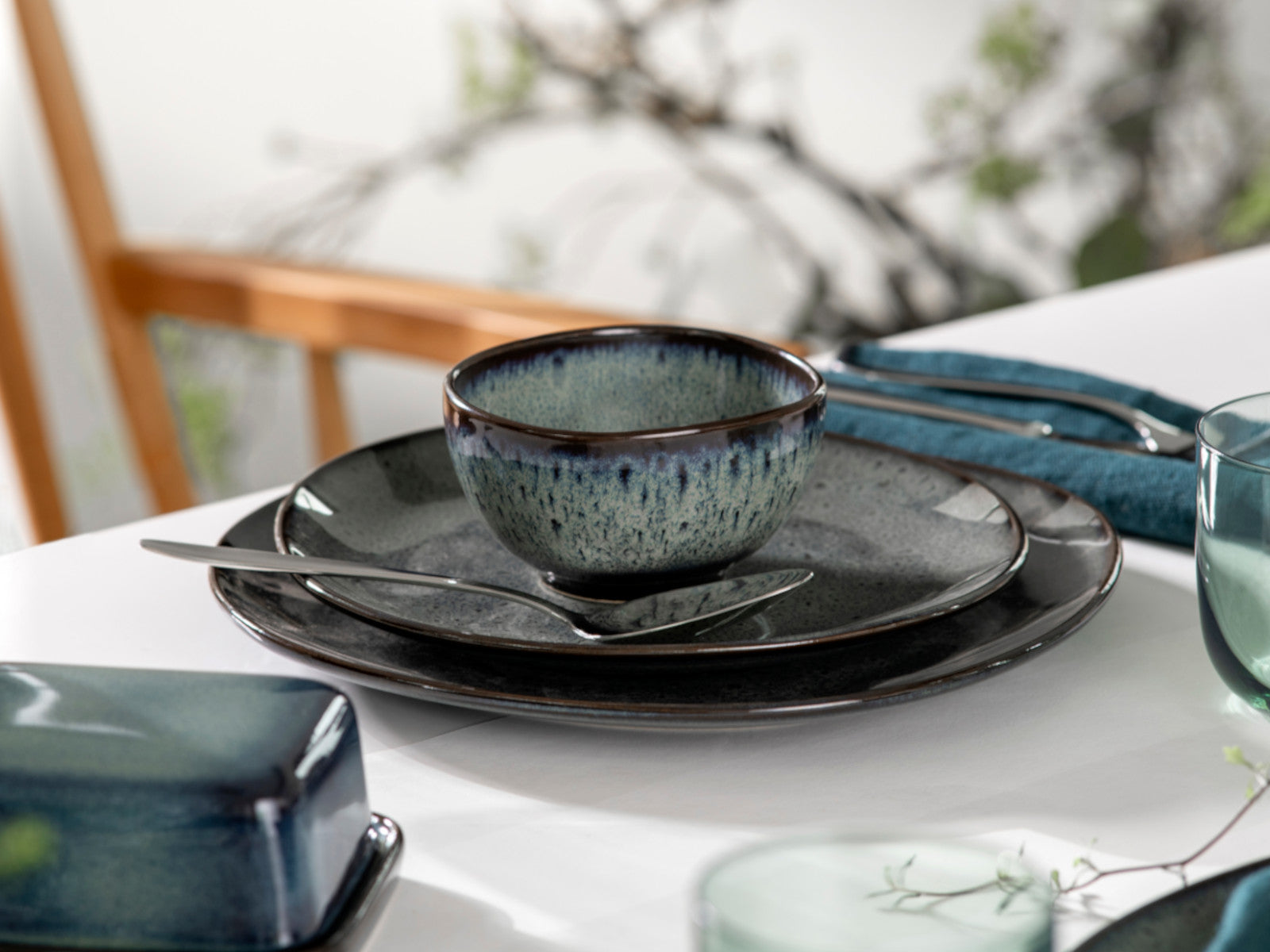 like Villeroy & Boch Lave gris Butterdose grau 6,5cm Lifestyle 2