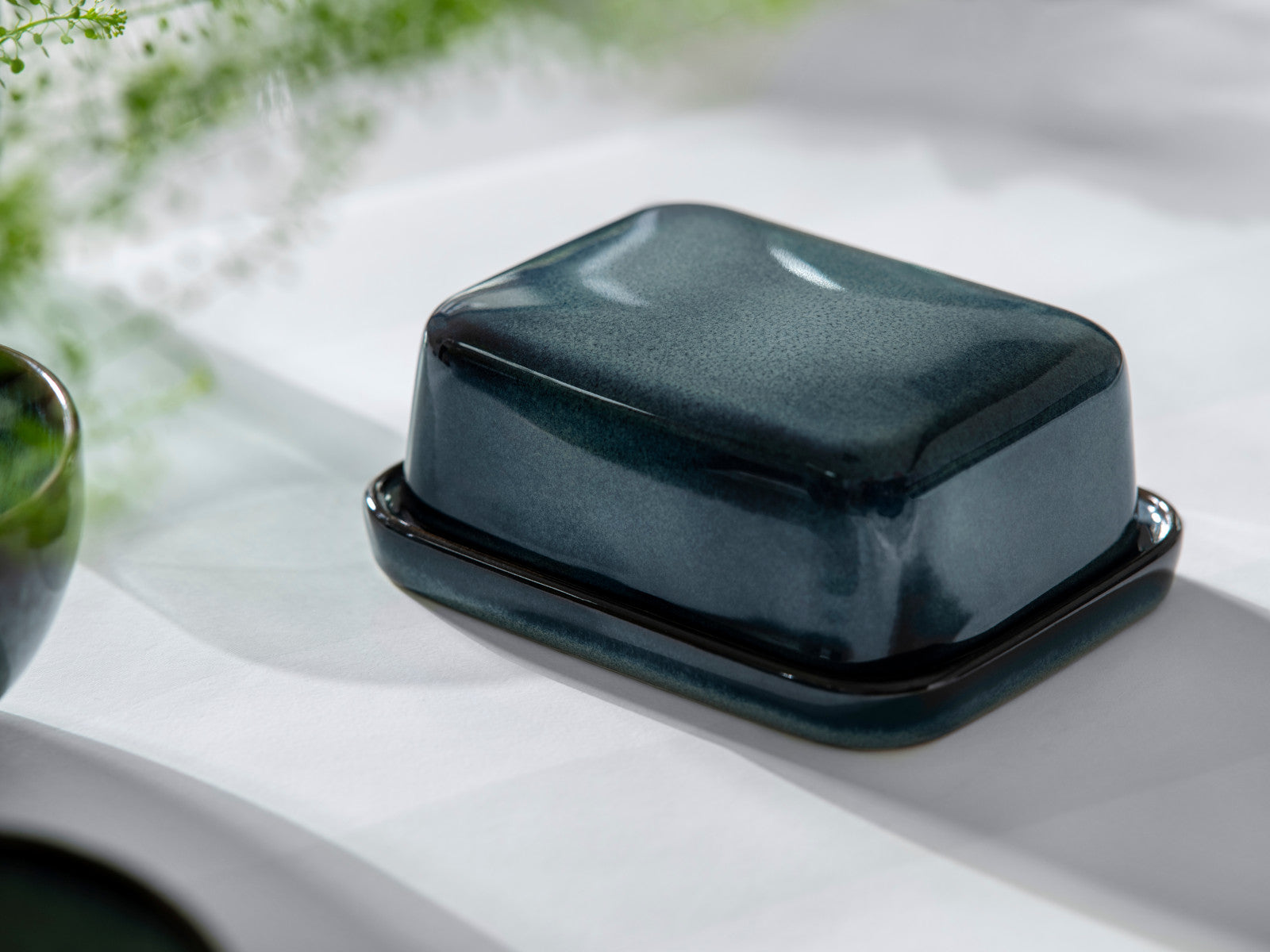 like Villeroy & Boch Lave gris Butterdose grau 6,5cm Lifestyle 1