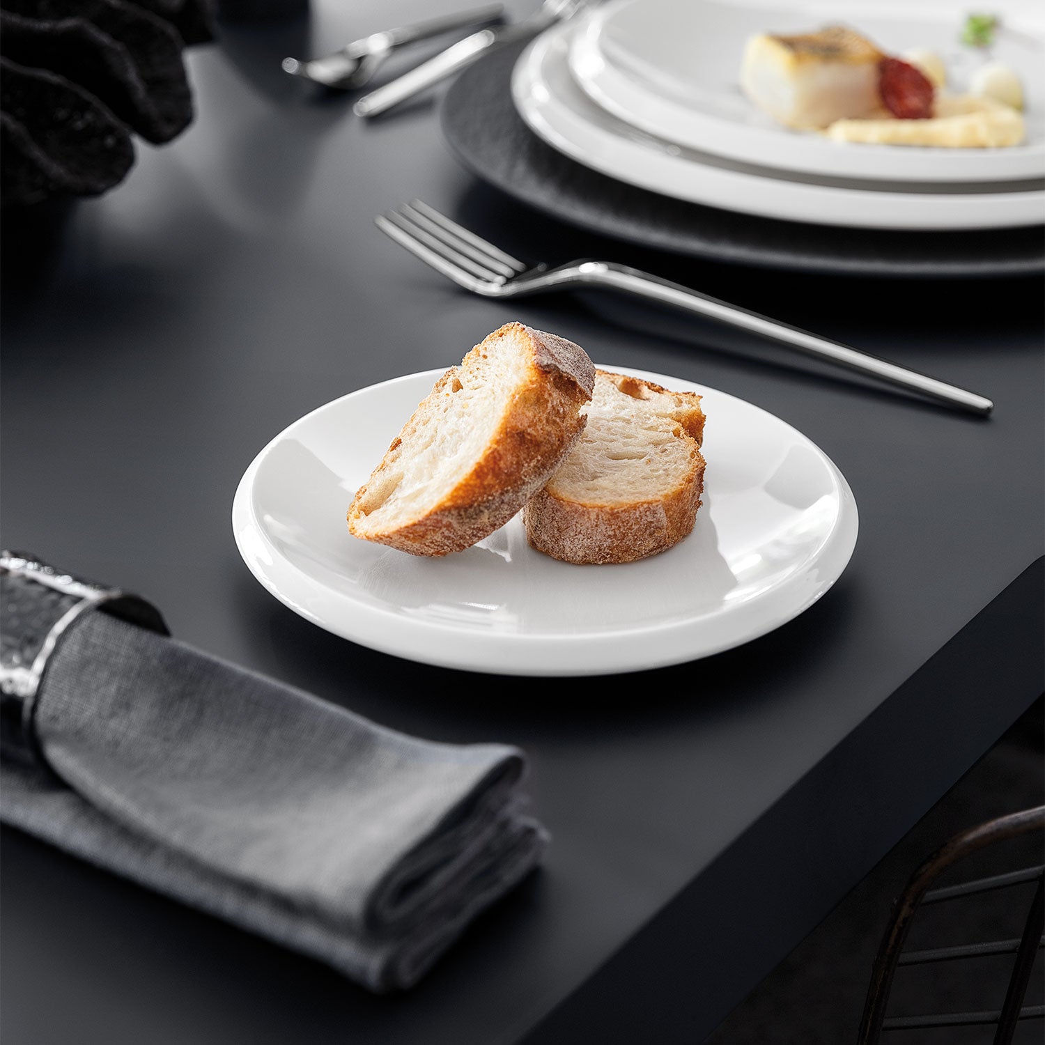 Villeroy & Boch NewMoon Brotteller 16 cm Set6 Lifestyle2