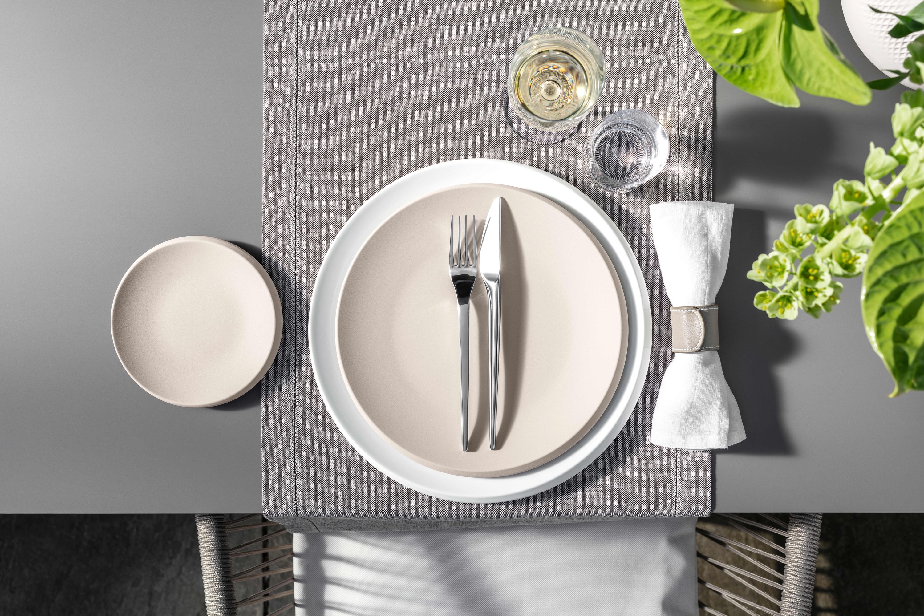 Villeroy & Boch NewMoon beige Brotteller 16 cm Set6 Lifestyle7