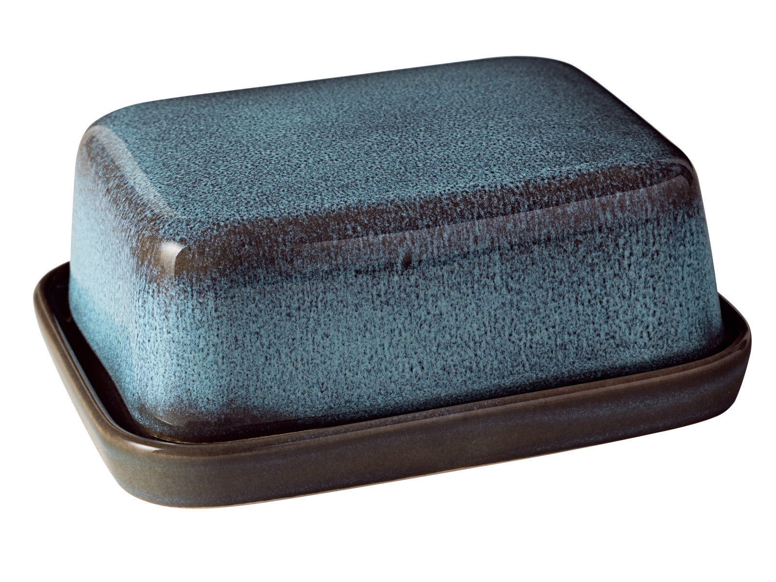 like Villeroy & Boch Lave glace Butterdose blau 6,5cm Freisteller 1