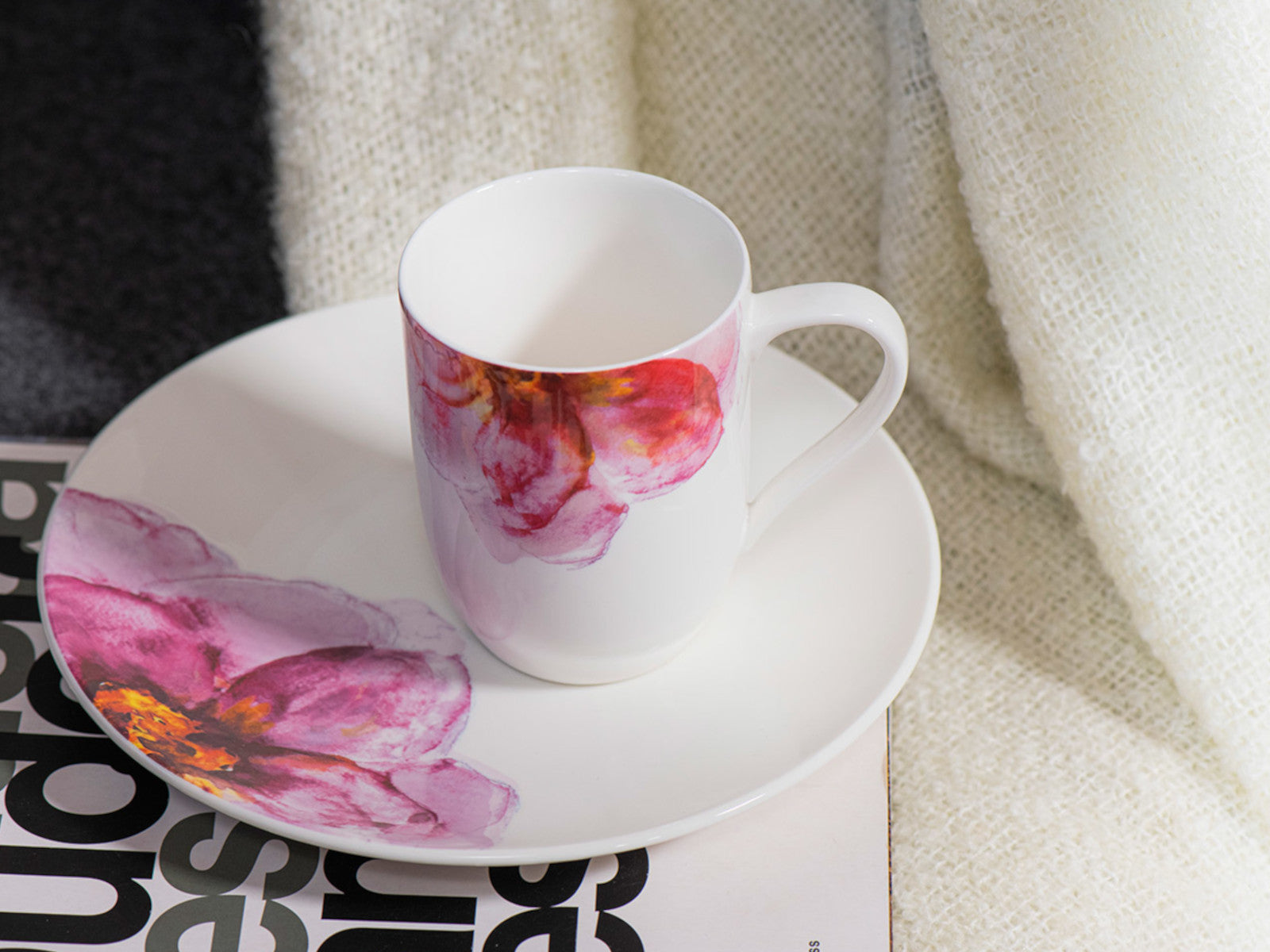 Villeroy & Boch Rose Garden Henkelbecher 0,29l Lifestyle 2