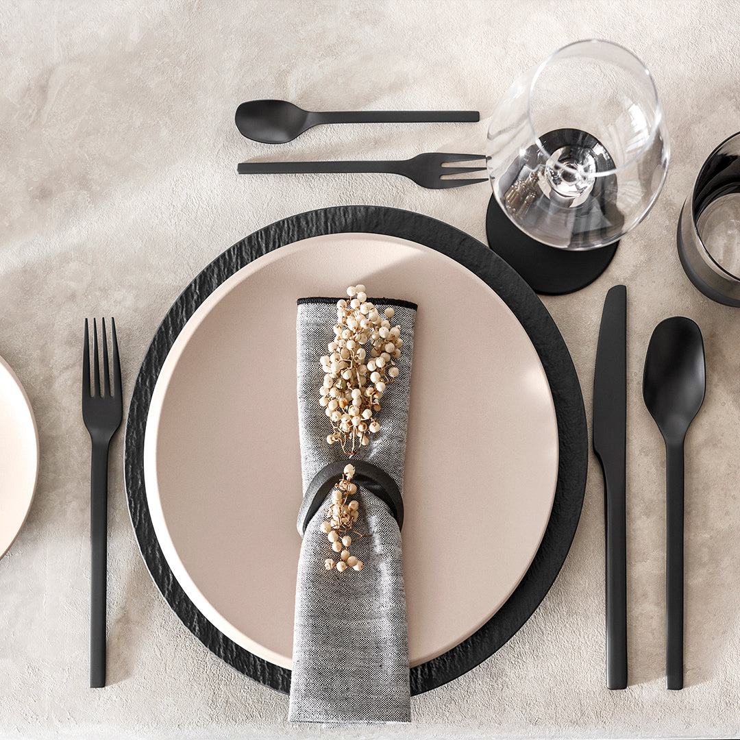 Villeroy & Boch NewMoon beige Speiseteller 27cm Set6 Lifestyle5