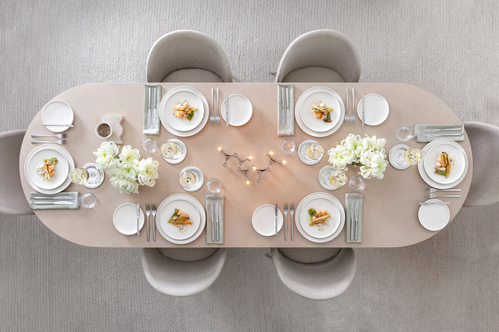 Villeroy & Boch Afina Speiseteller weiß 27cm Lifestyle 3