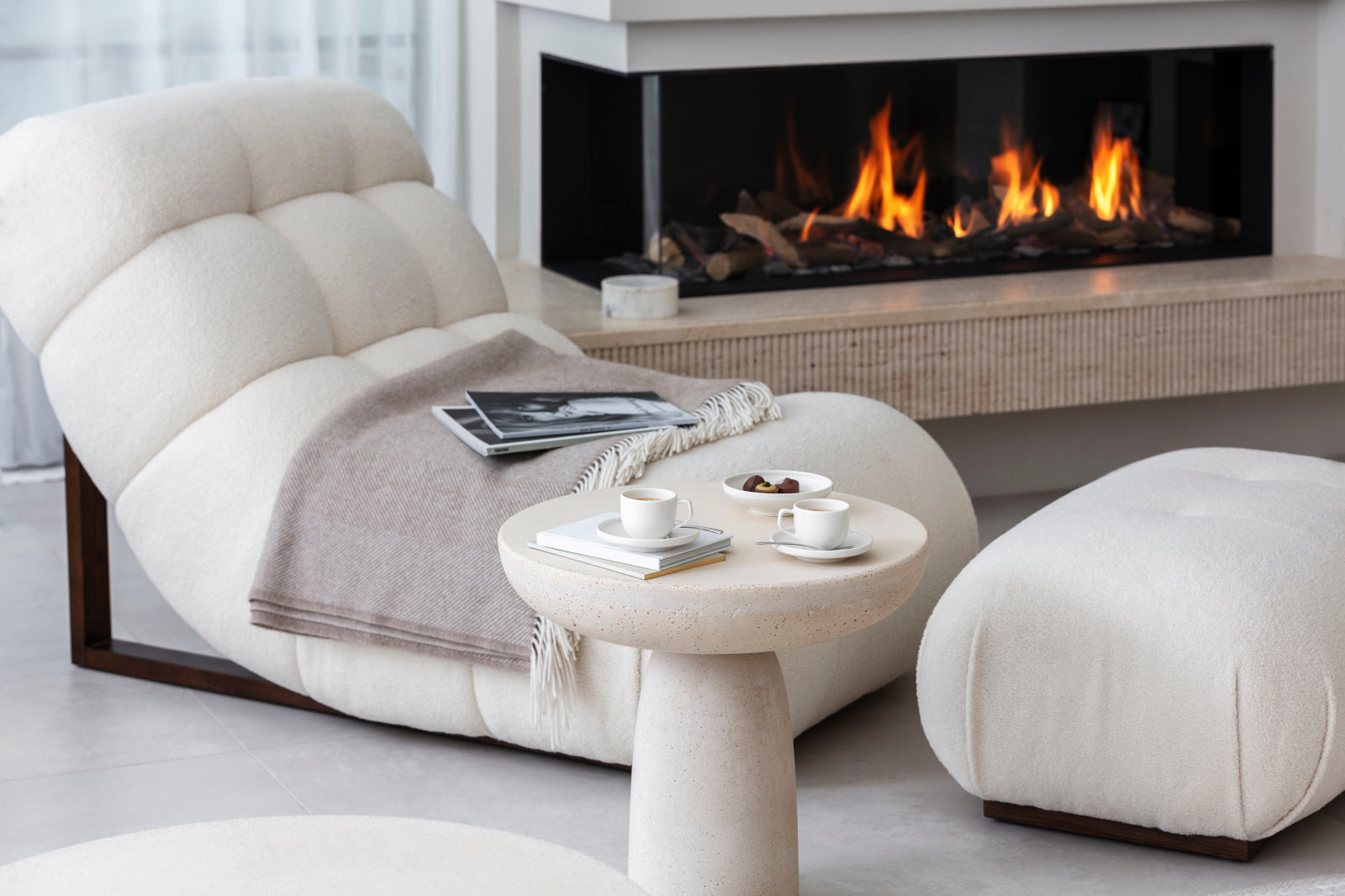 Villeroy & Boch Afina Kaffeetasse mit Untertasse weiß 2tlg Lifestyle4