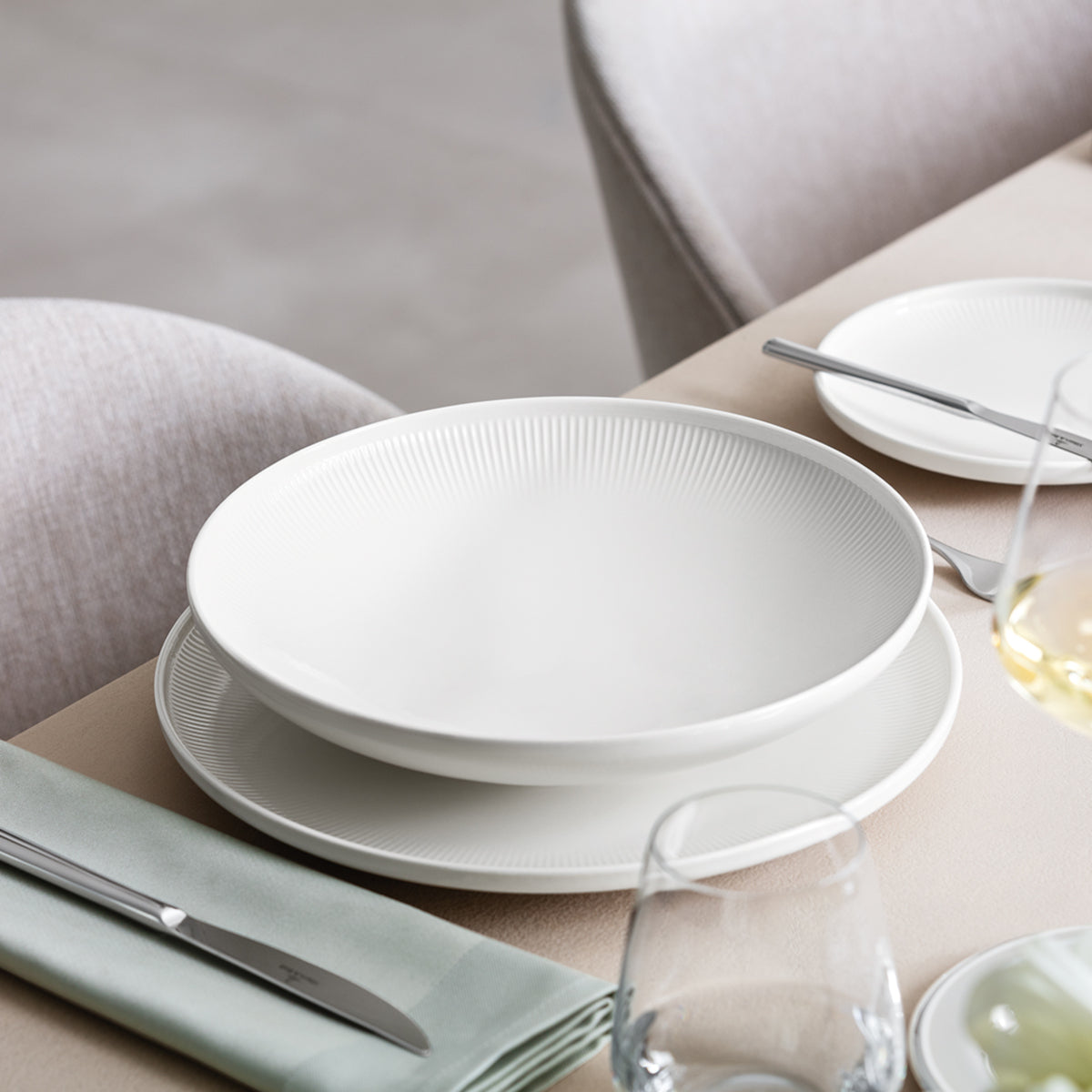 Villeroy & Boch Afina Schale weiß 25cm Lifestyle 2